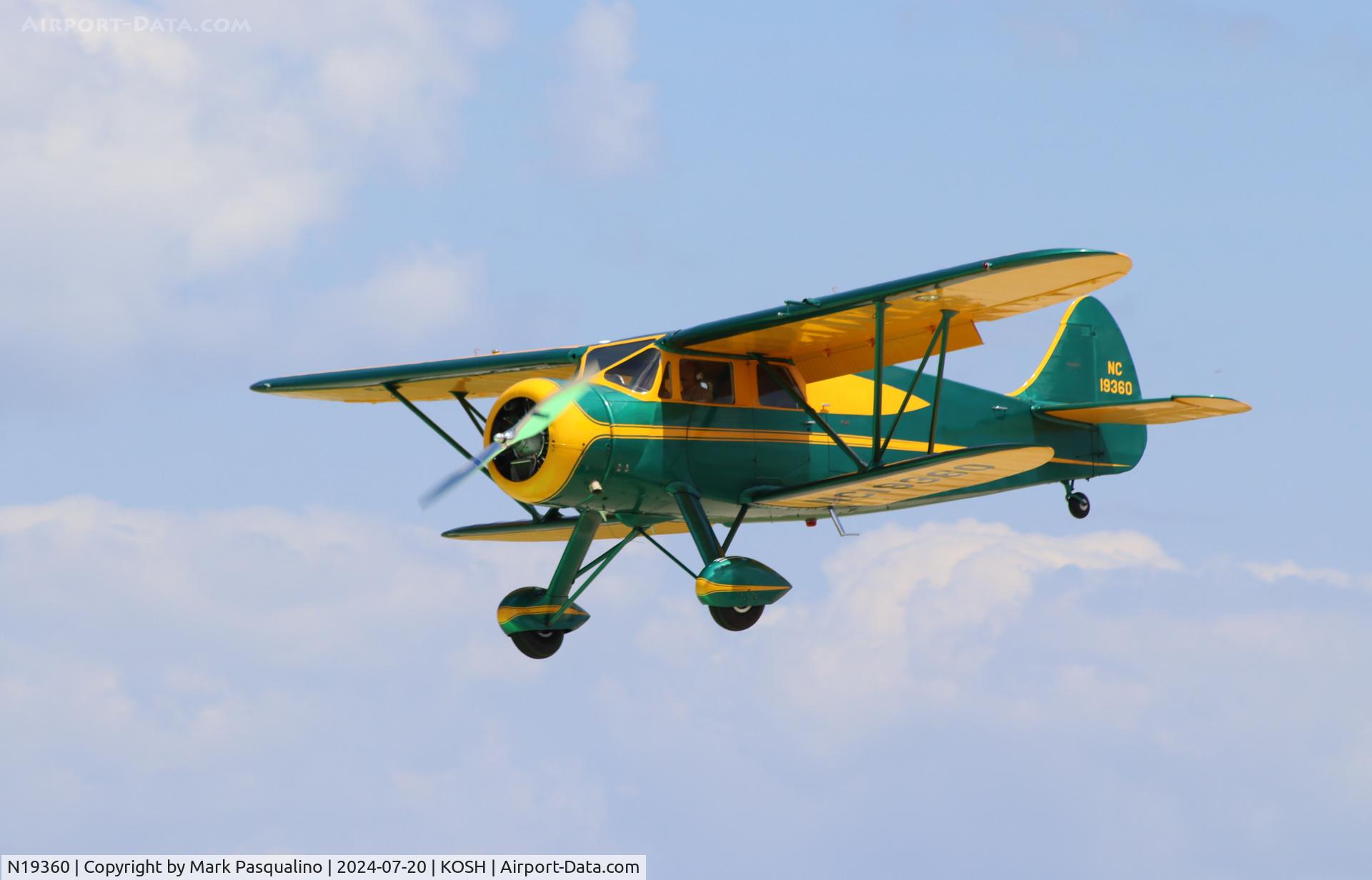 N19360, 1938 Waco ZGC-8 C/N 5056, Waco ZGC-8