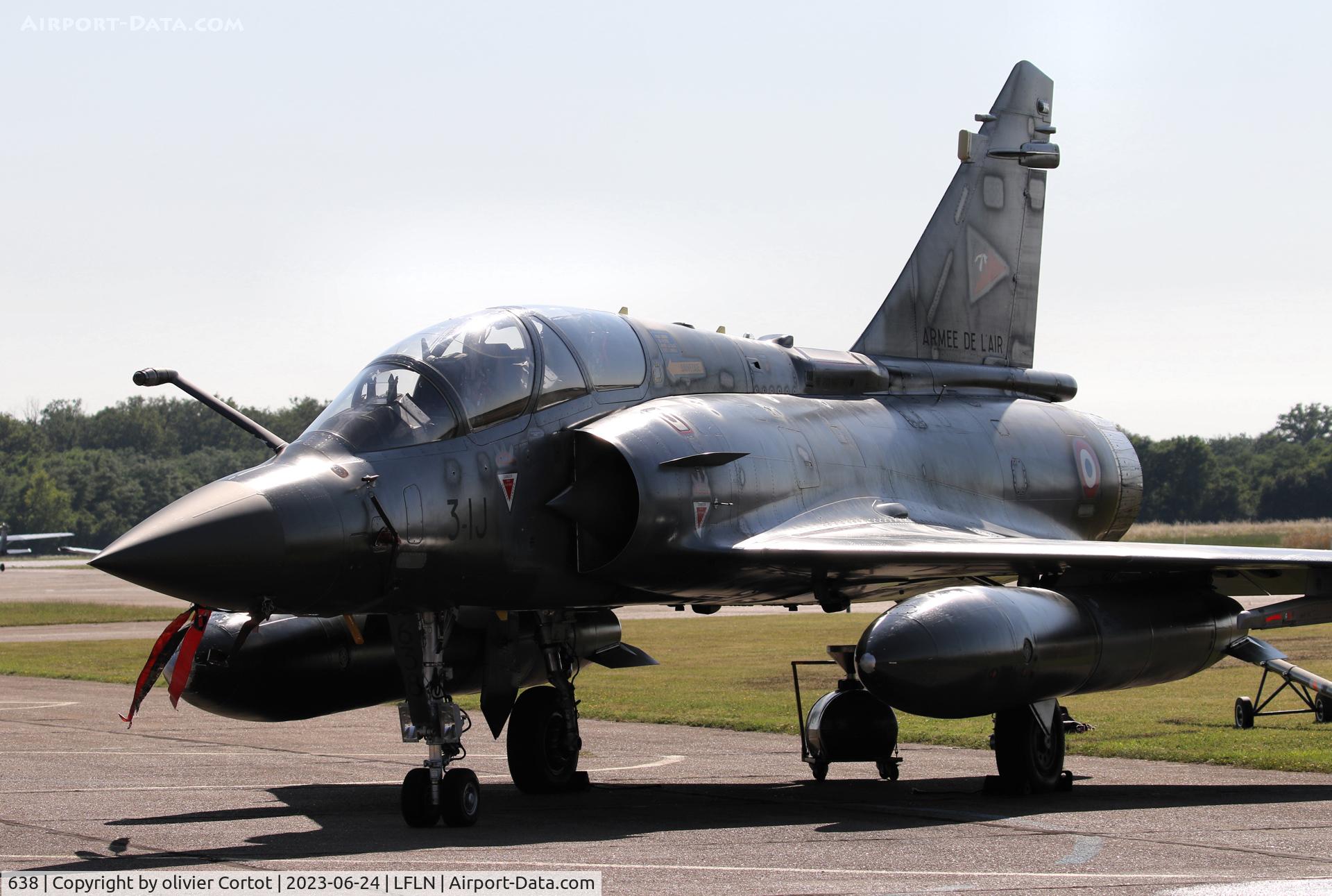 638, Dassault Mirage 2000D C/N 443, 2023 airshow