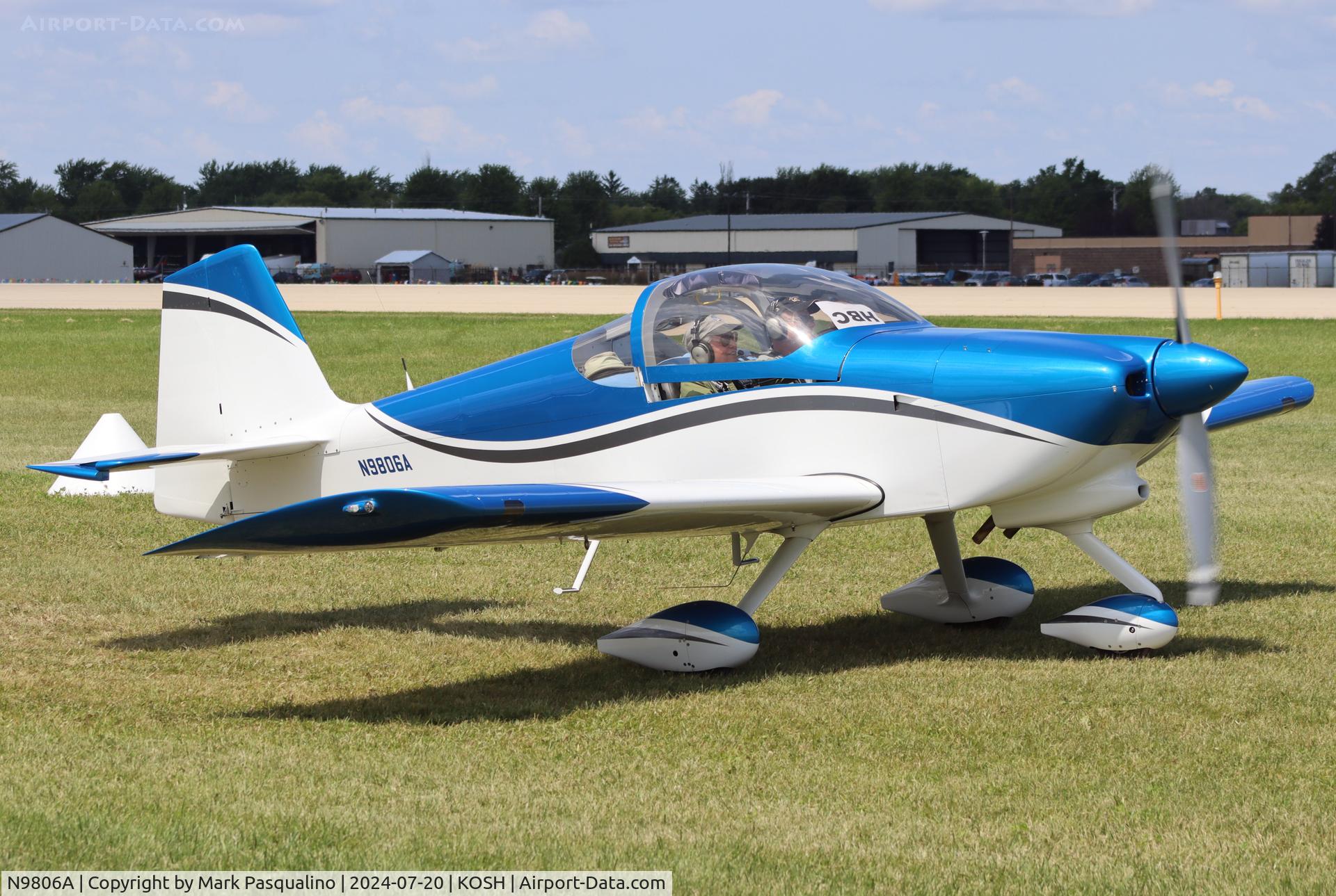 N9806A, 2013 Vans RV-6A C/N 22980, Vans RV-6A
