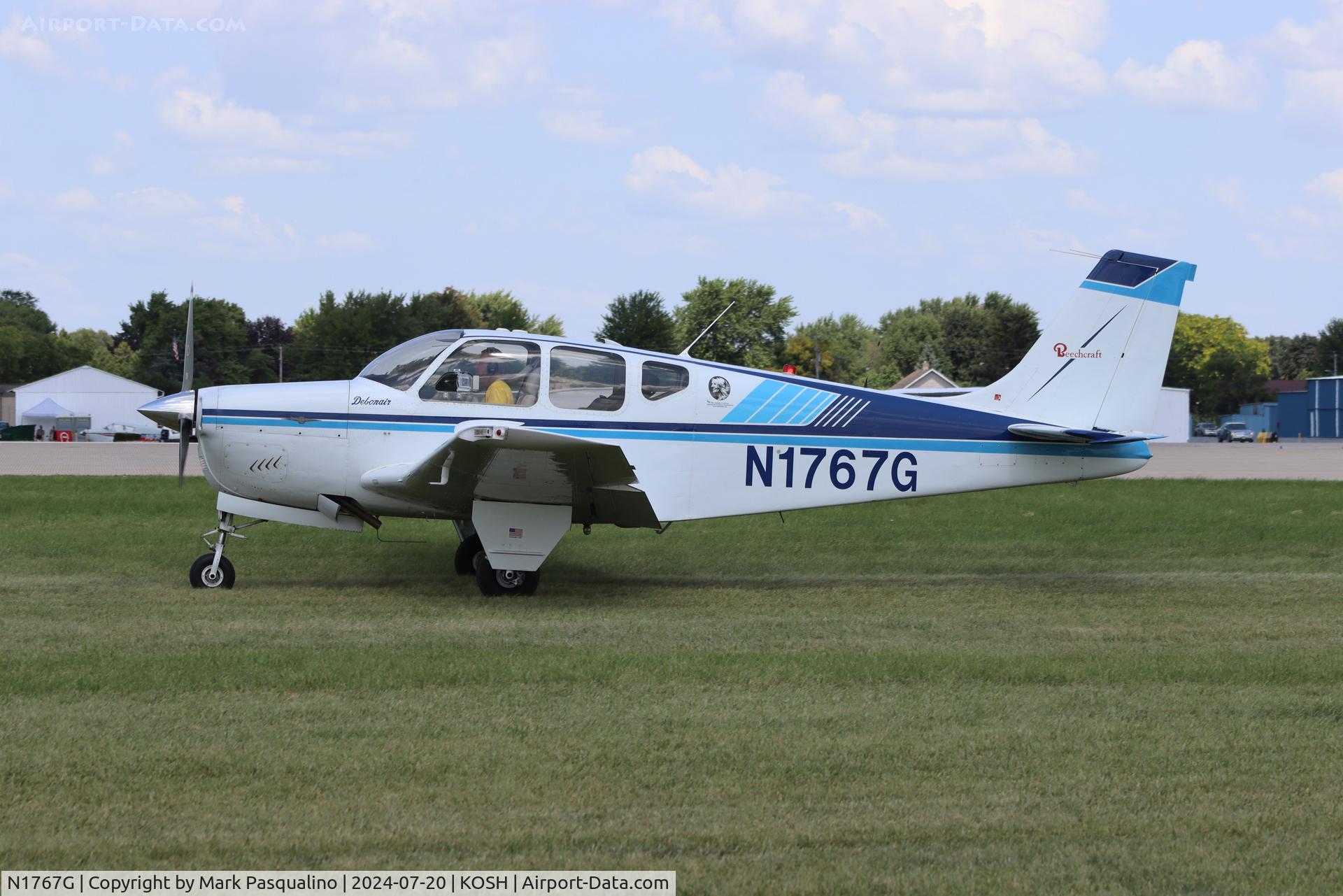 N1767G, 1962 Beech 35-B33 Debonair C/N CD-539, Beech B33