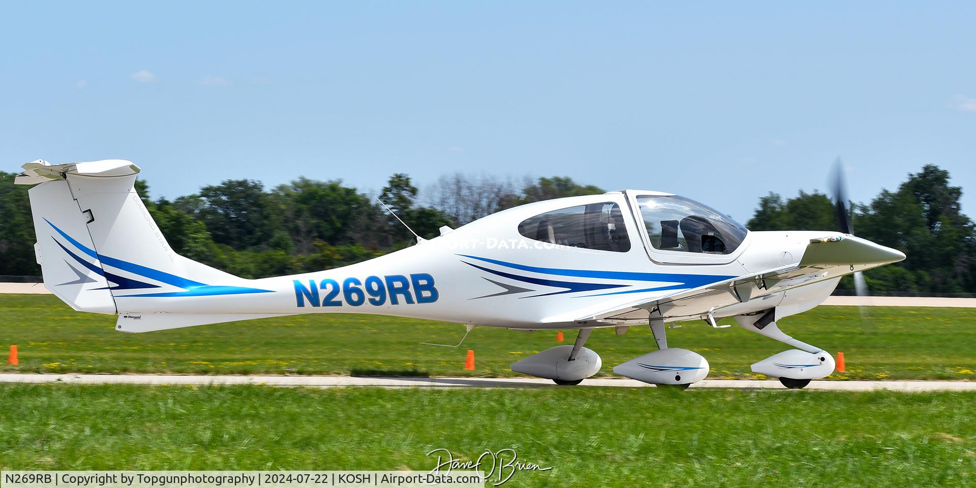N269RB, 2006 Diamond DA-40 Diamond Star C/N 40.740, Oshkosh 24