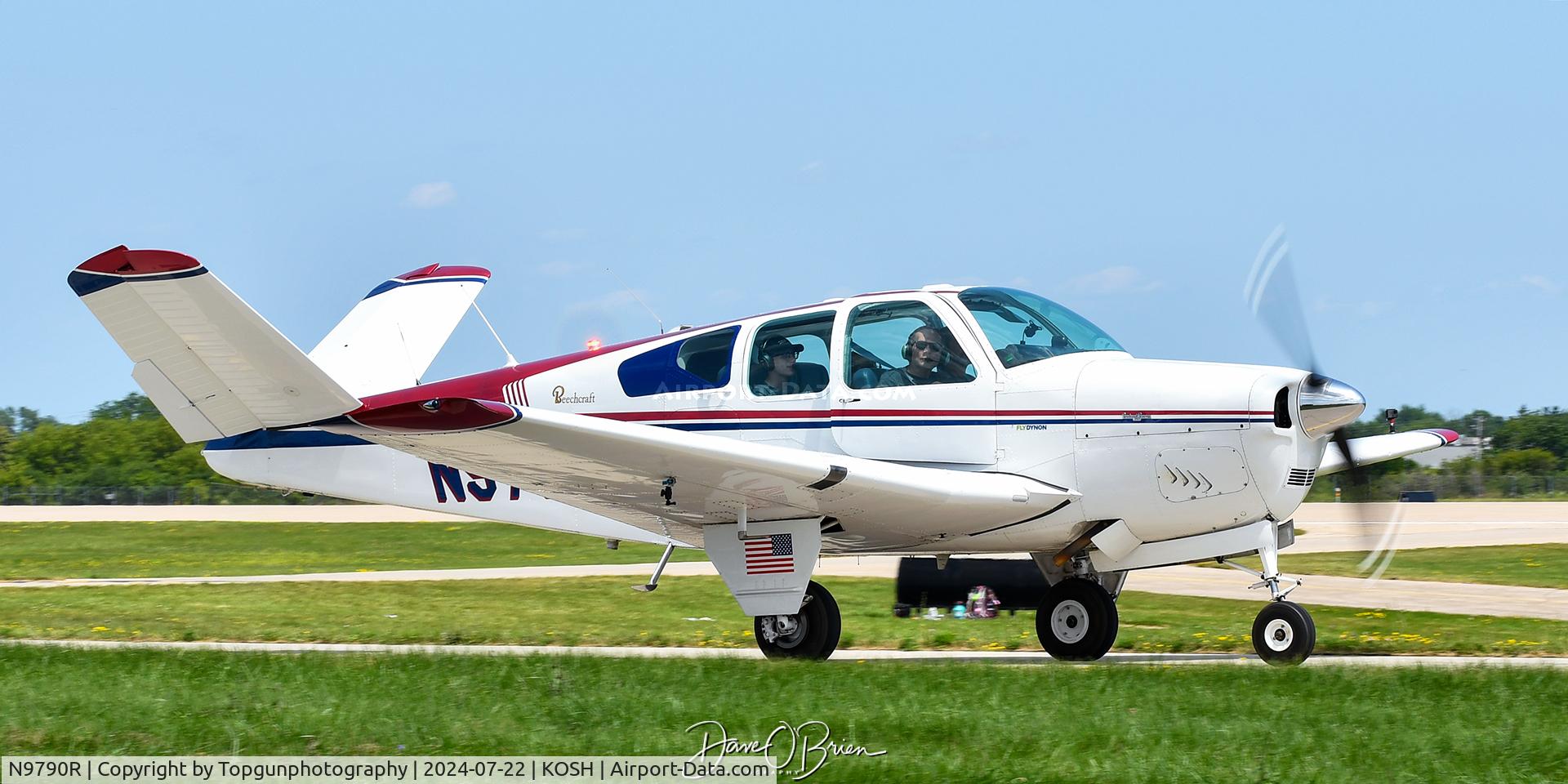 N9790R, 1961 Beech M35 Bonanza C/N D-6320, Oshkosh 24 arrivals