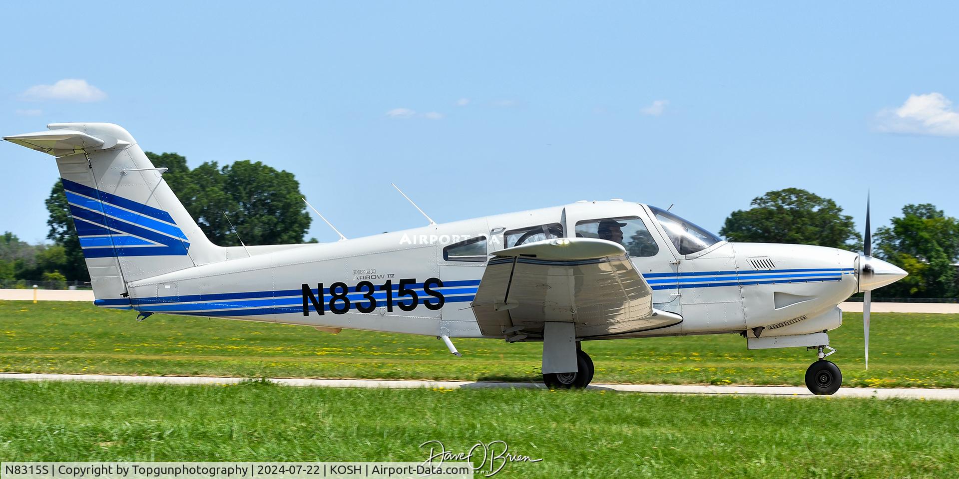 N8315S, 1980 Piper PA-28RT-201T Arrow IV C/N 28R-8131044, Oshkosh 24 Arrivals