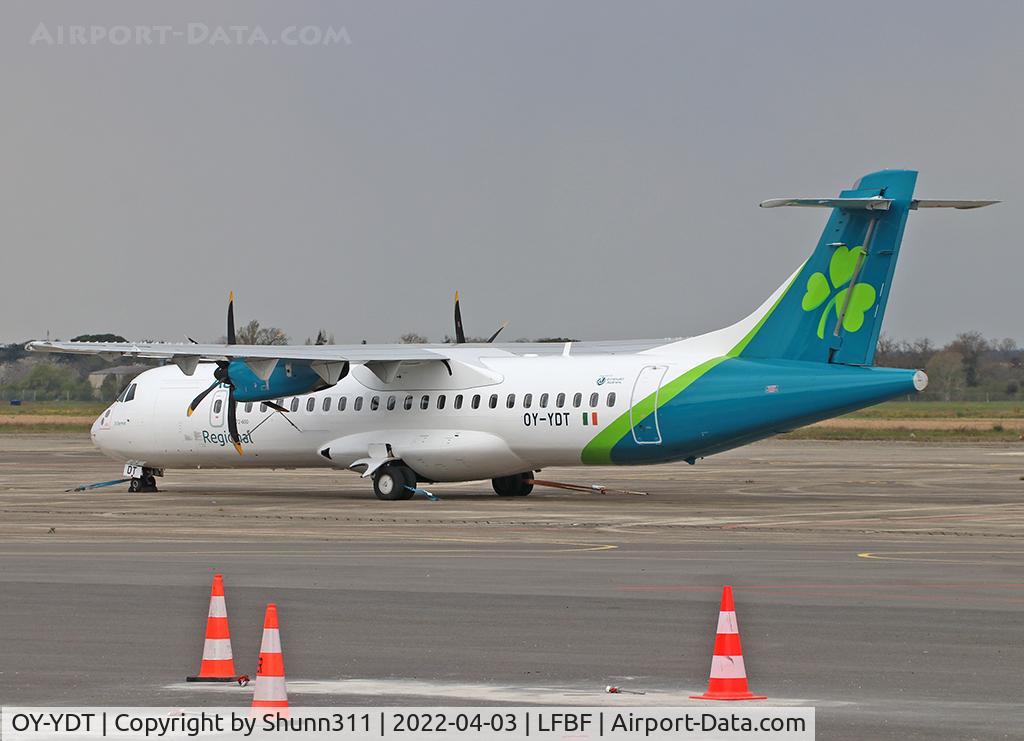 OY-YDT, 2016 ATR 72-212A C/N 1326, Parked before delivery...