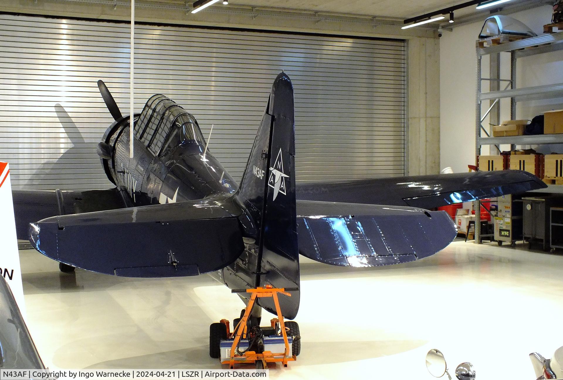 N43AF, 1943 North American SNJ-5 Texan C/N 43667, North American SNJ-5 Texan at the FFA-Museum, Altenrhein