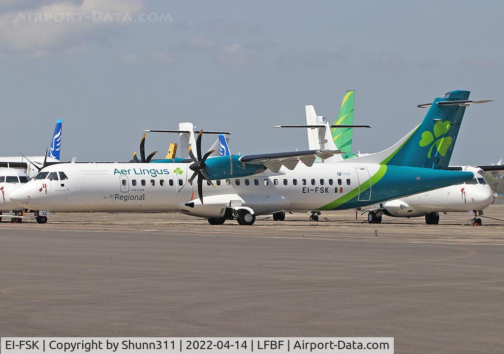 EI-FSK, 2016 ATR 72-212A C/N 1326, Parked...