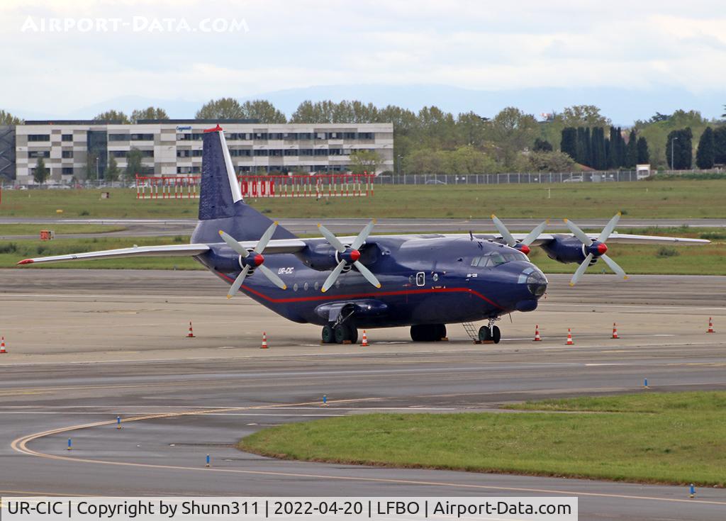 UR-CIC, Antonov An-12TB C/N 01347701, Parked at the Cargo apron... Written off 3 month later due to a crash...