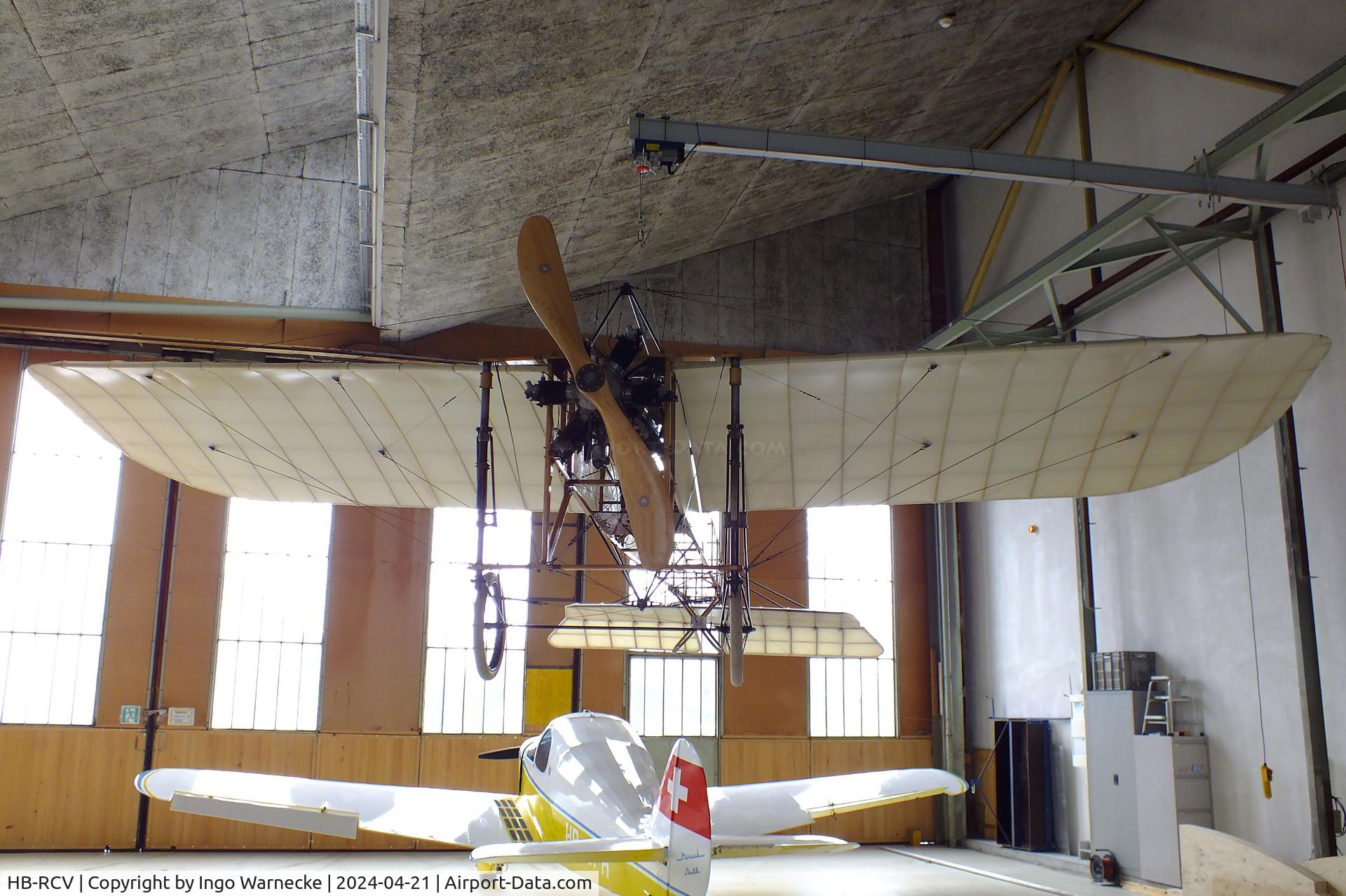 HB-RCV, 1999 Bleriot XI Replica C/N 1 (HB-RCV), Hans Furrer Bleriot XI replica at the FFA-Museum, Altenrhein