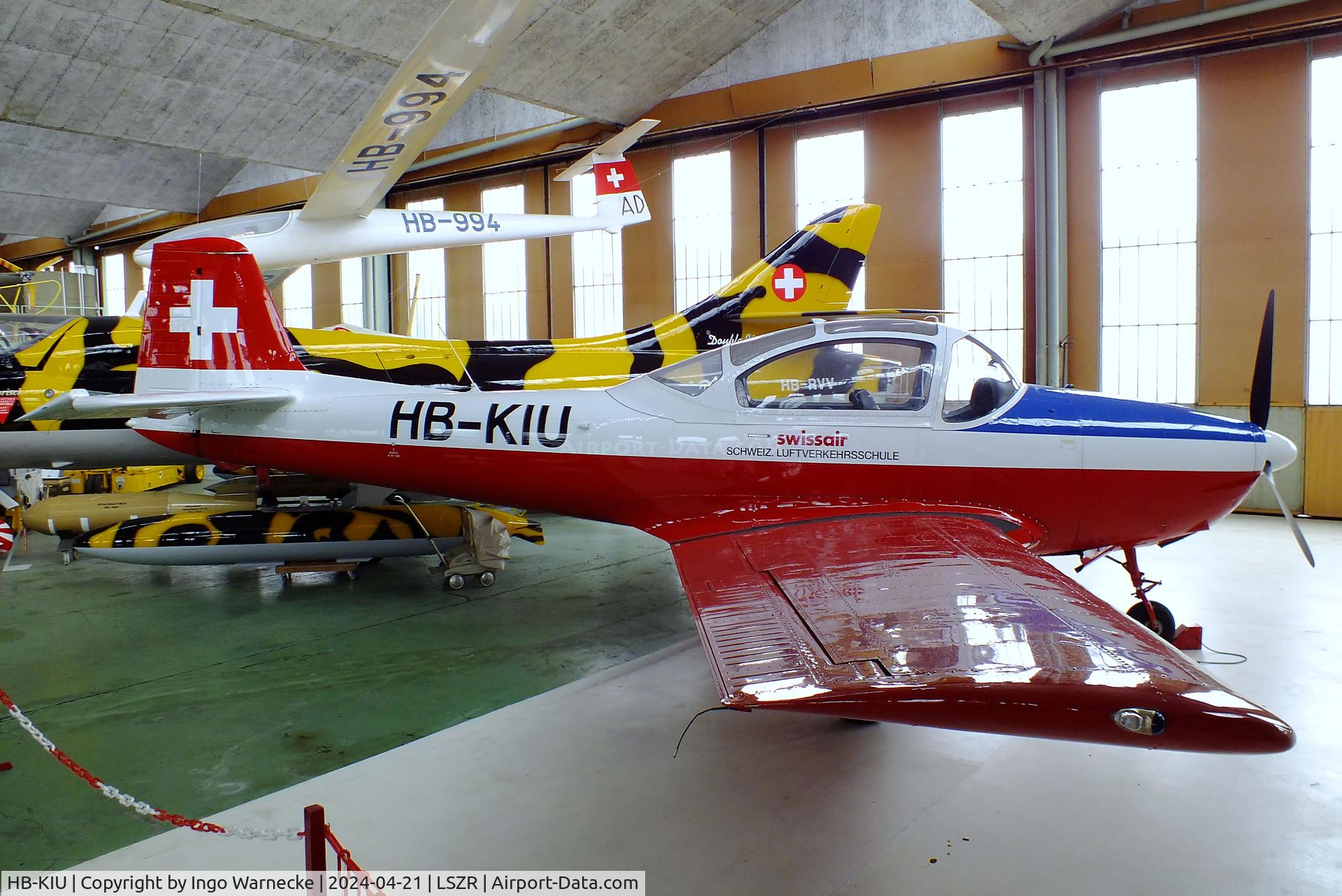 HB-KIU, 1960 Focke-Wulf FWP-149D C/N 175, Piaggio (VFW/Fokker (Focke-Wulf)) P.149D at the FFA-Museum, Altenrhein