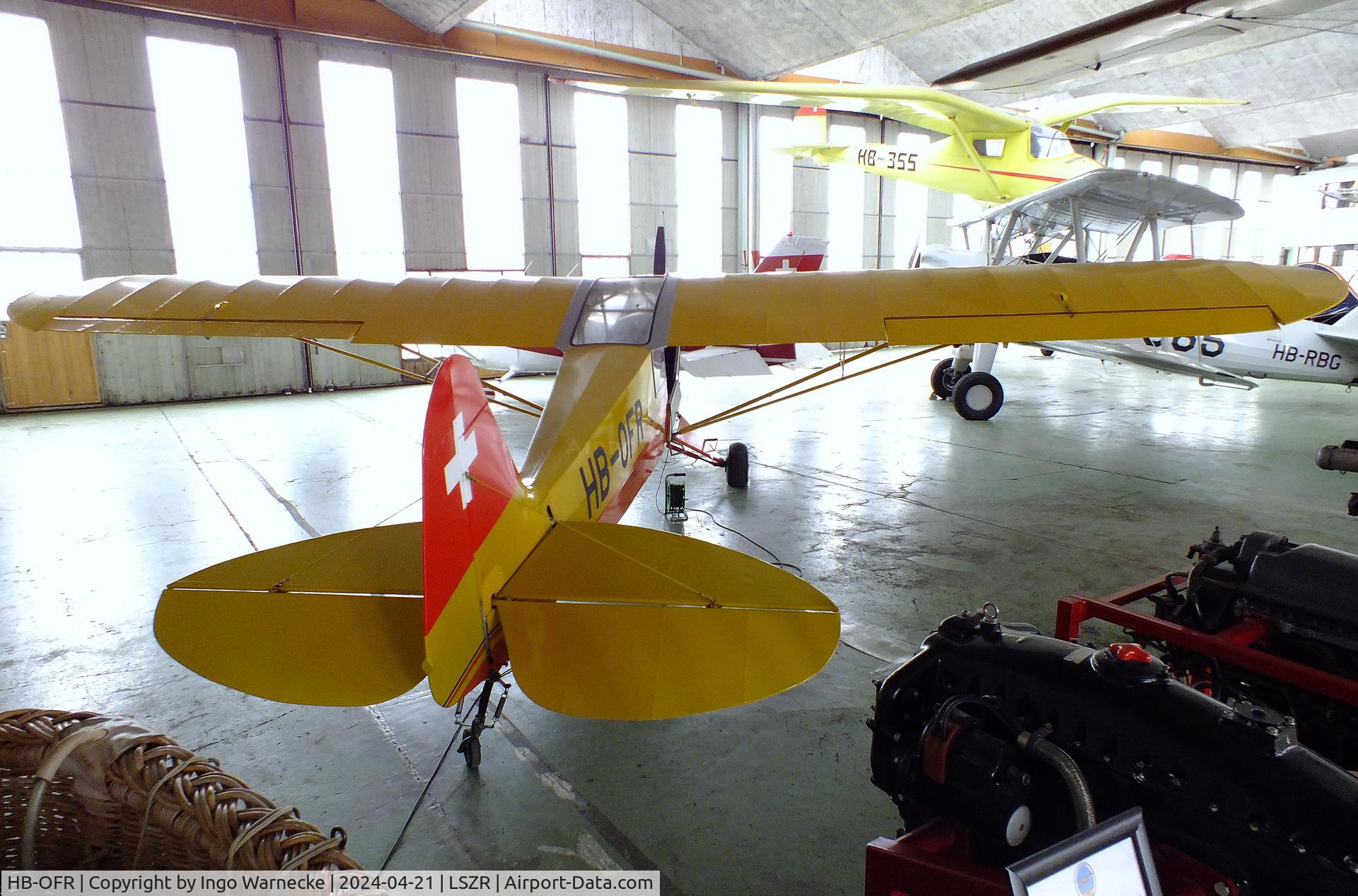 HB-OFR, 1945 Piper J-3C-65 Cub C/N 13285, Piper J3C-65 Cub at the FFA-Museum, Altenrhein