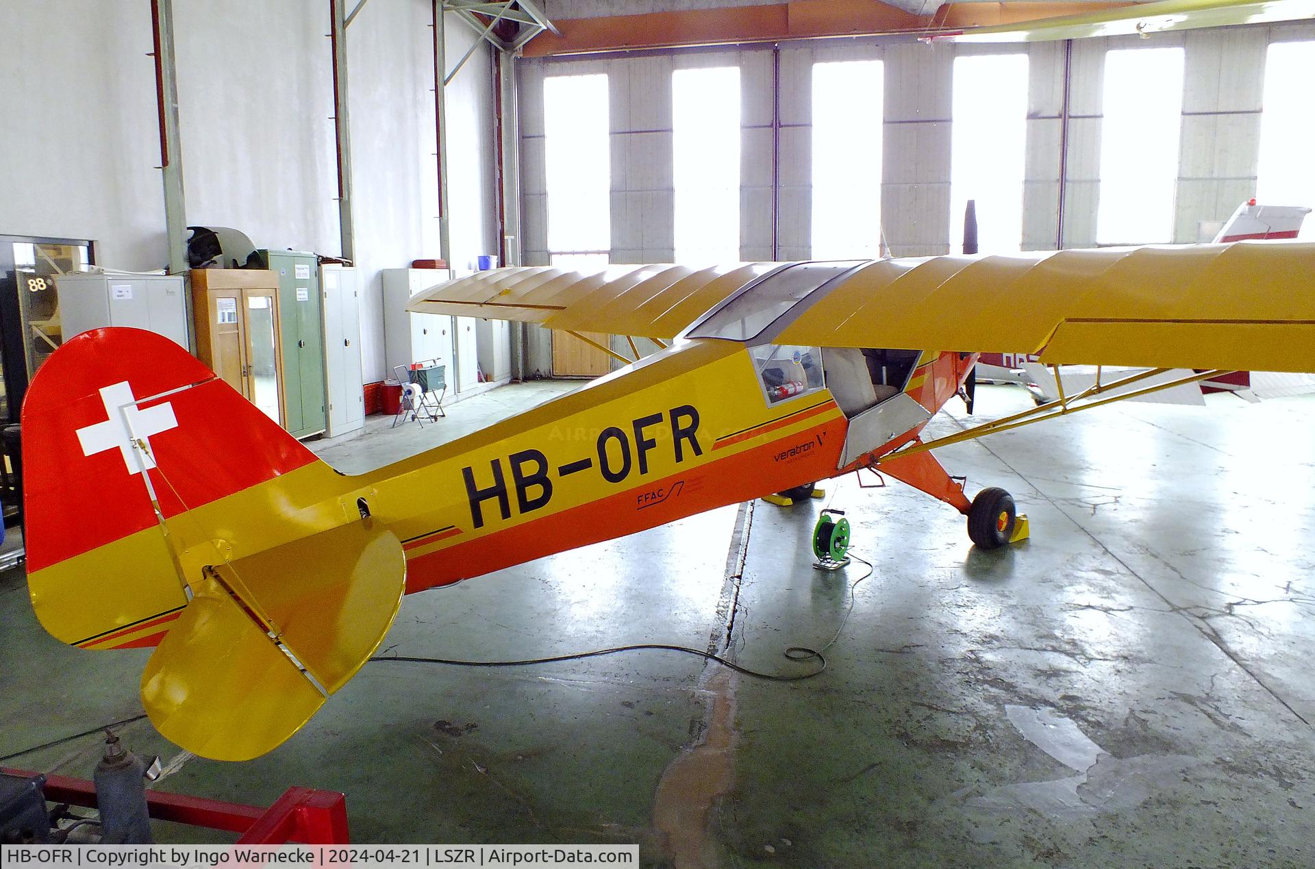 HB-OFR, 1945 Piper J-3C-65 Cub C/N 13285, Piper J3C-65 Cub at the FFA-Museum, Altenrhein
