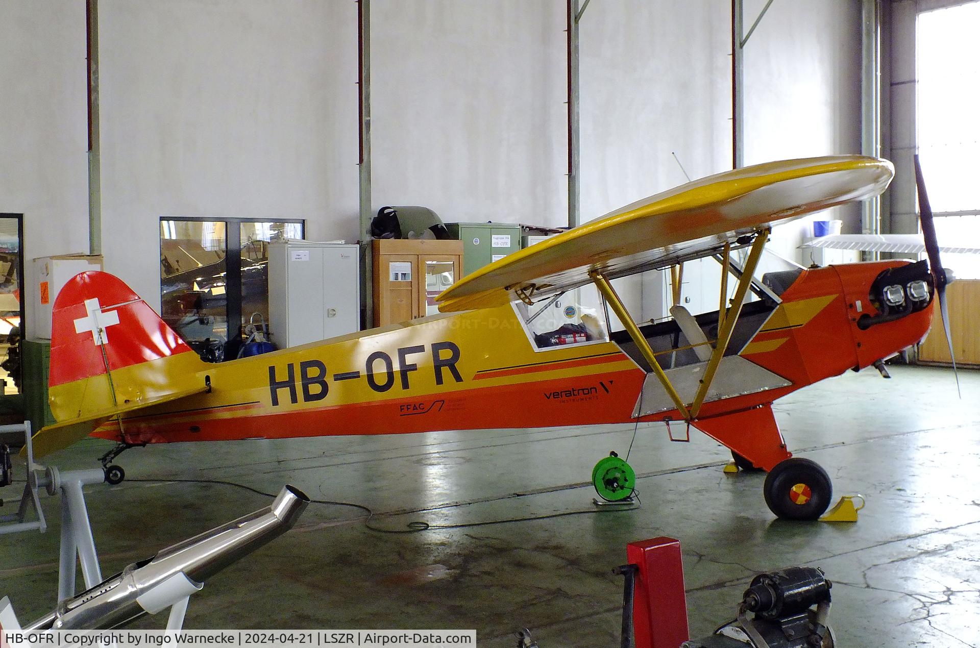 HB-OFR, 1945 Piper J-3C-65 Cub C/N 13285, Piper J3C-65 Cub at the FFA-Museum, Altenrhein