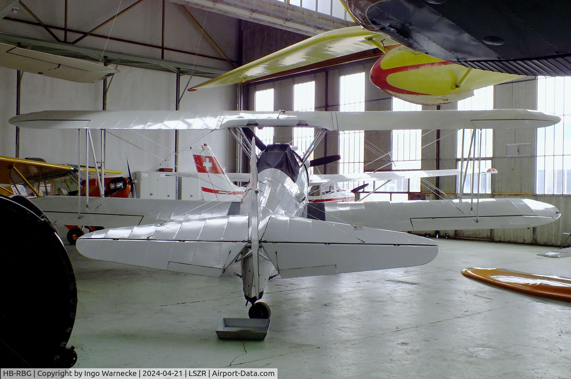 HB-RBG, 1940 Boeing PT-13D Kaydet (E75) C/N 75-5346, Boeing / Stearman E75 (PT-13D / N2S-5) at the FFA-Museum, Altenrhein