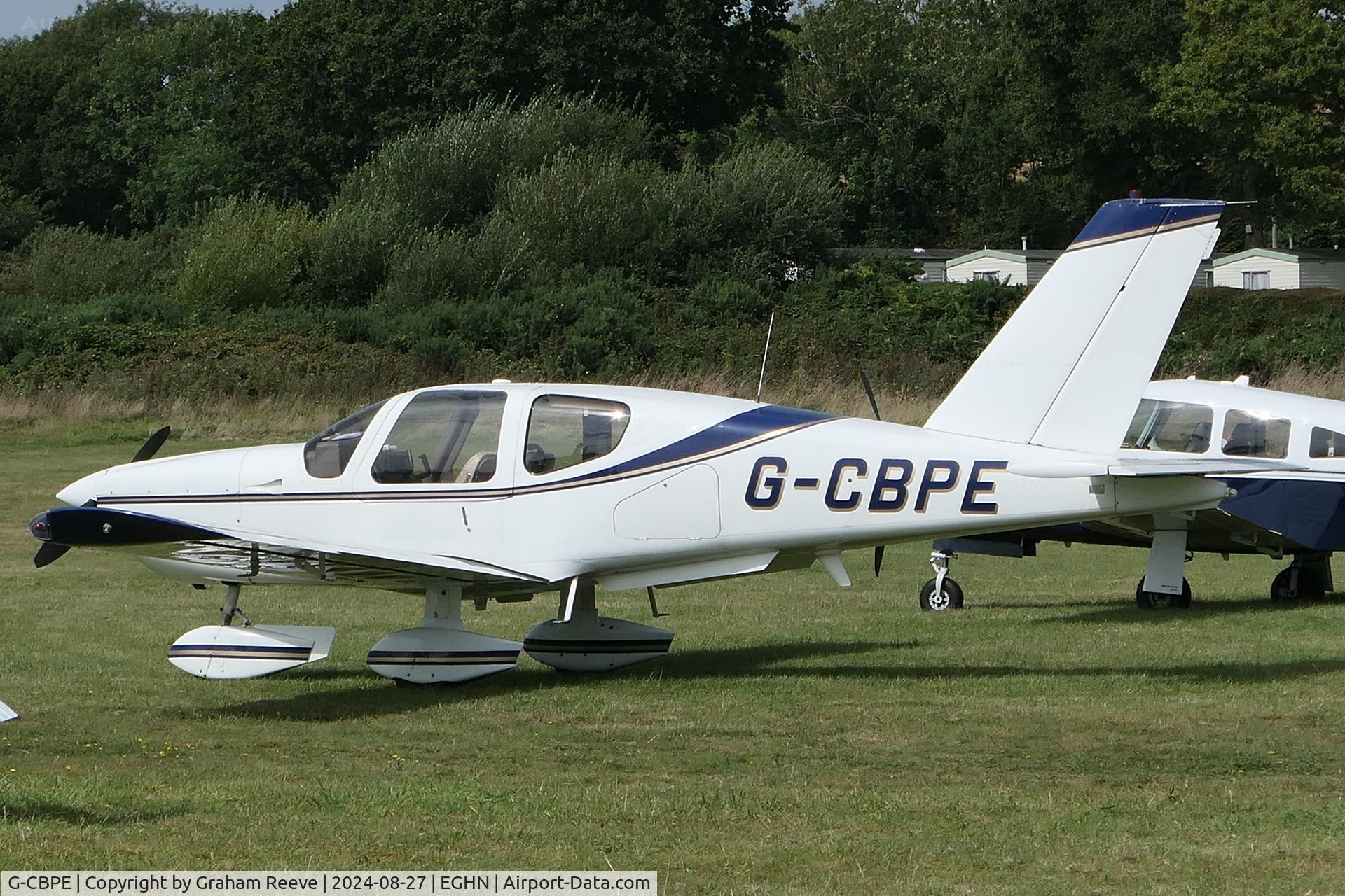 G-CBPE, 1980 Socata TB-10 Tobago C/N 129, Parked at Sandown, Isle of Wight.