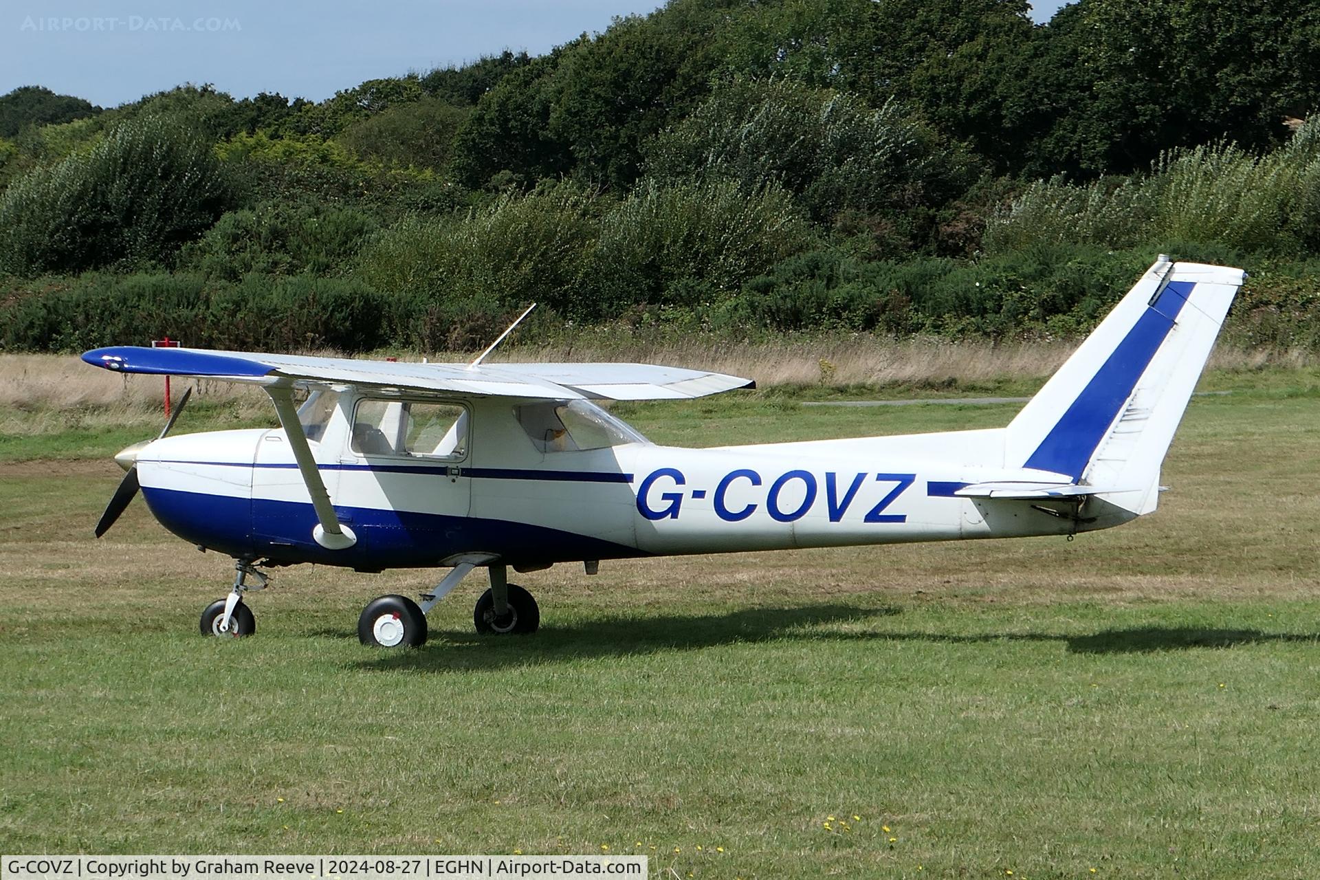 G-COVZ, 1975 Reims F150M C/N 1164, Parked at Sandown, Isle of Wight.