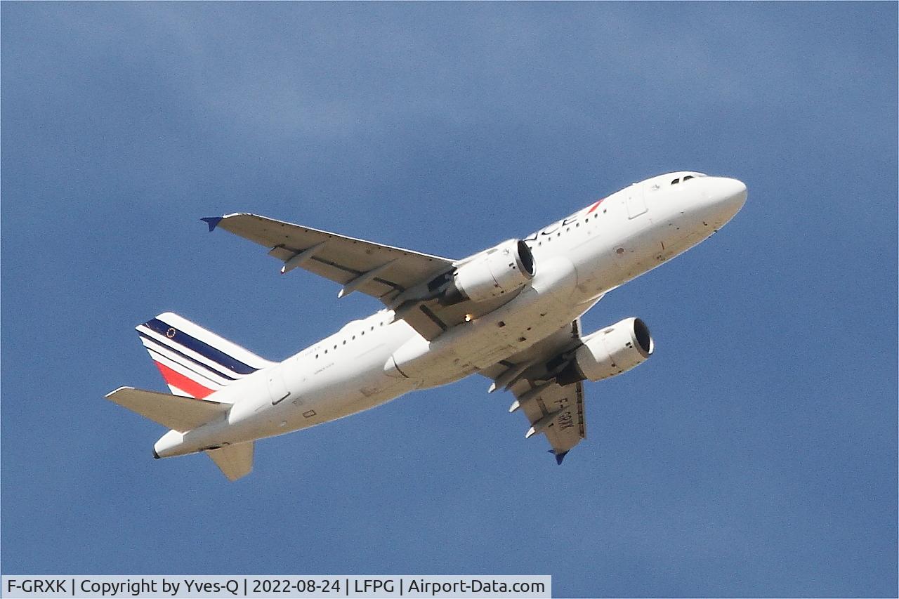 F-GRXK, 2006 Airbus A319-115LR C/N 2716, Airbus A319-115LR, Climbing from rwy 09R, Roissy Charles De Gaulle airport (LFPG-CDG)