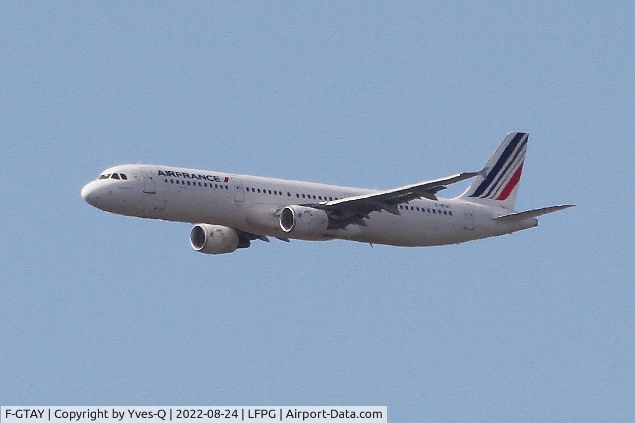 F-GTAY, 2010 Airbus A321-212 C/N 4251, Airbus A321-212, On final rwy 08R, Roissy Charles De Gaulle airport (LFPG-CDG)