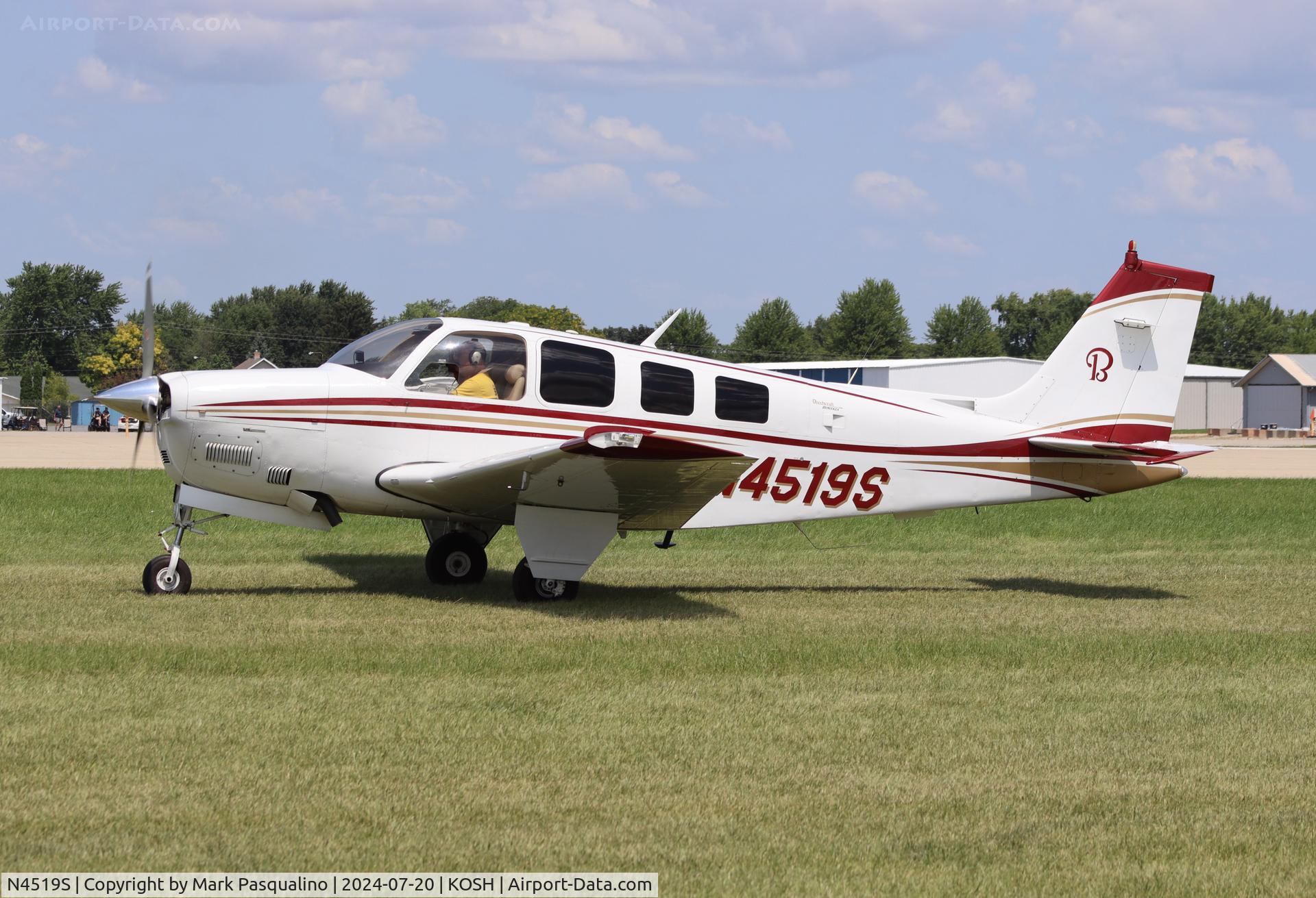 N4519S, 1975 Beech A36 Bonanza 36 C/N E-719, Beech A36