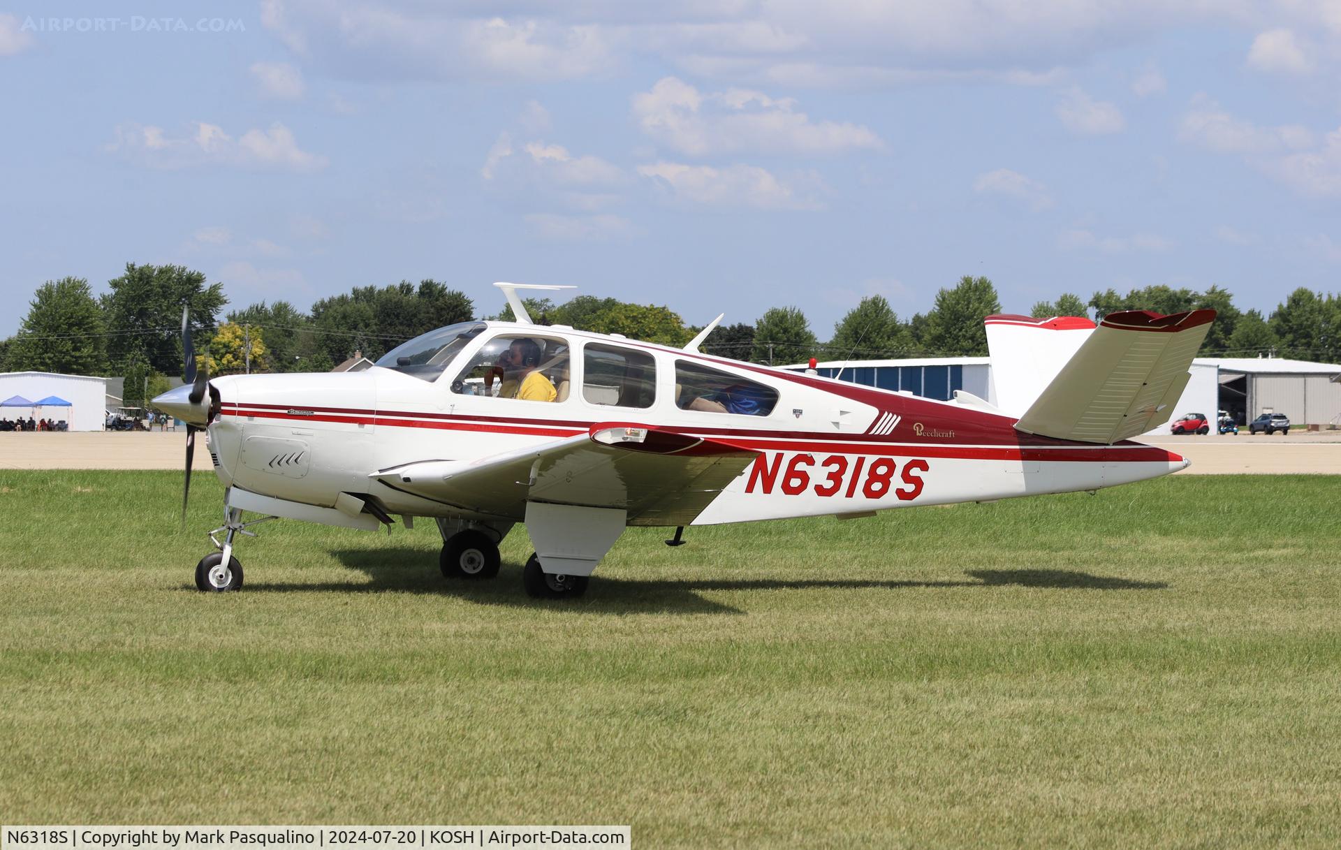 N6318S, 1975 Beech V35B Bonanza C/N D-9829, Beech V35B