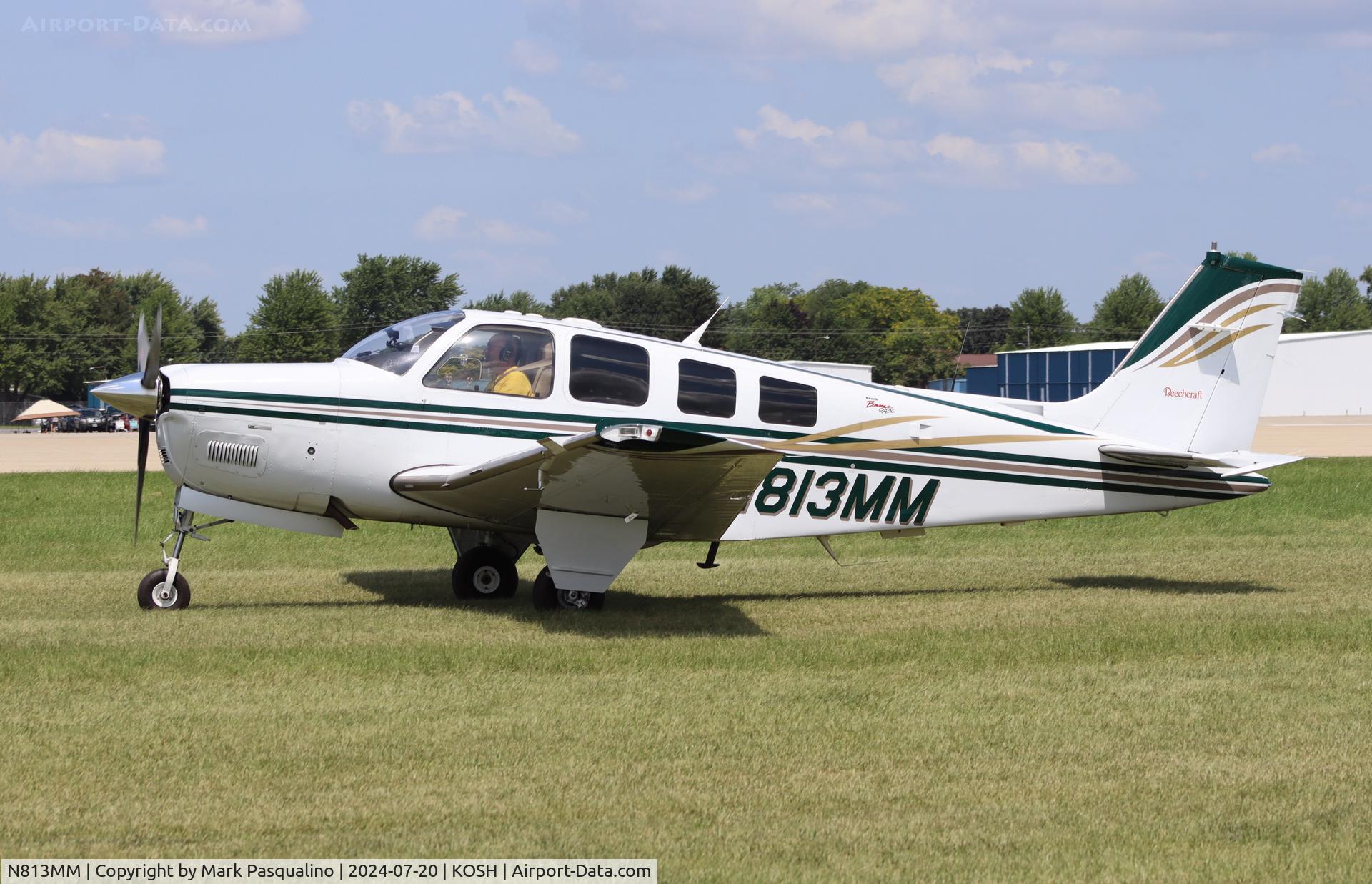 N813MM, 2000 Raytheon Aircraft Company A36 Bonanza C/N E-3342, Beech A36