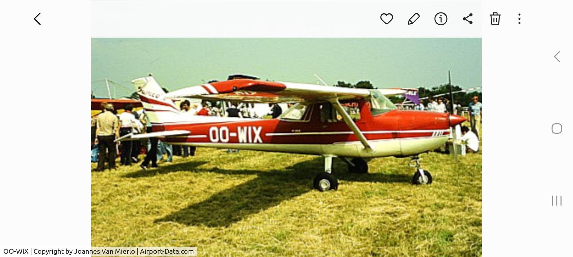 OO-WIX, 1973 Reims F150L C/N 0890, ex-slide