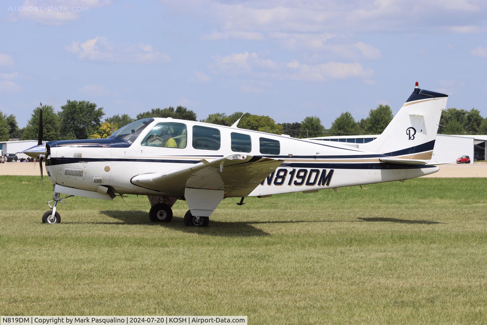 N819DM, 1986 Beech B36TC Bonanza C/N EA-456, Beech B36TC