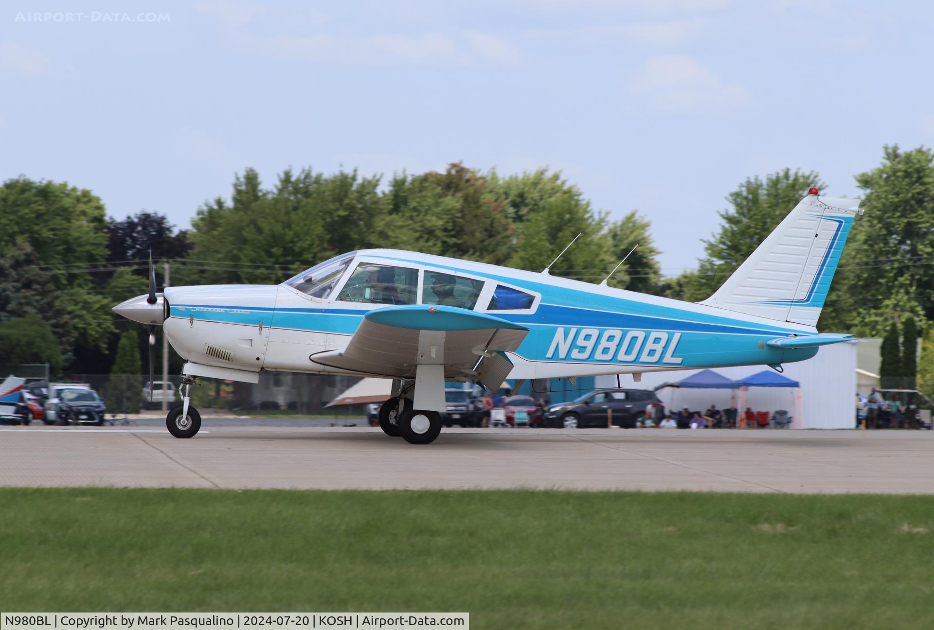 N980BL, 1968 Piper PA-28R-180 Cherokee Arrow C/N 28R-30497, Piper PA-28R-180