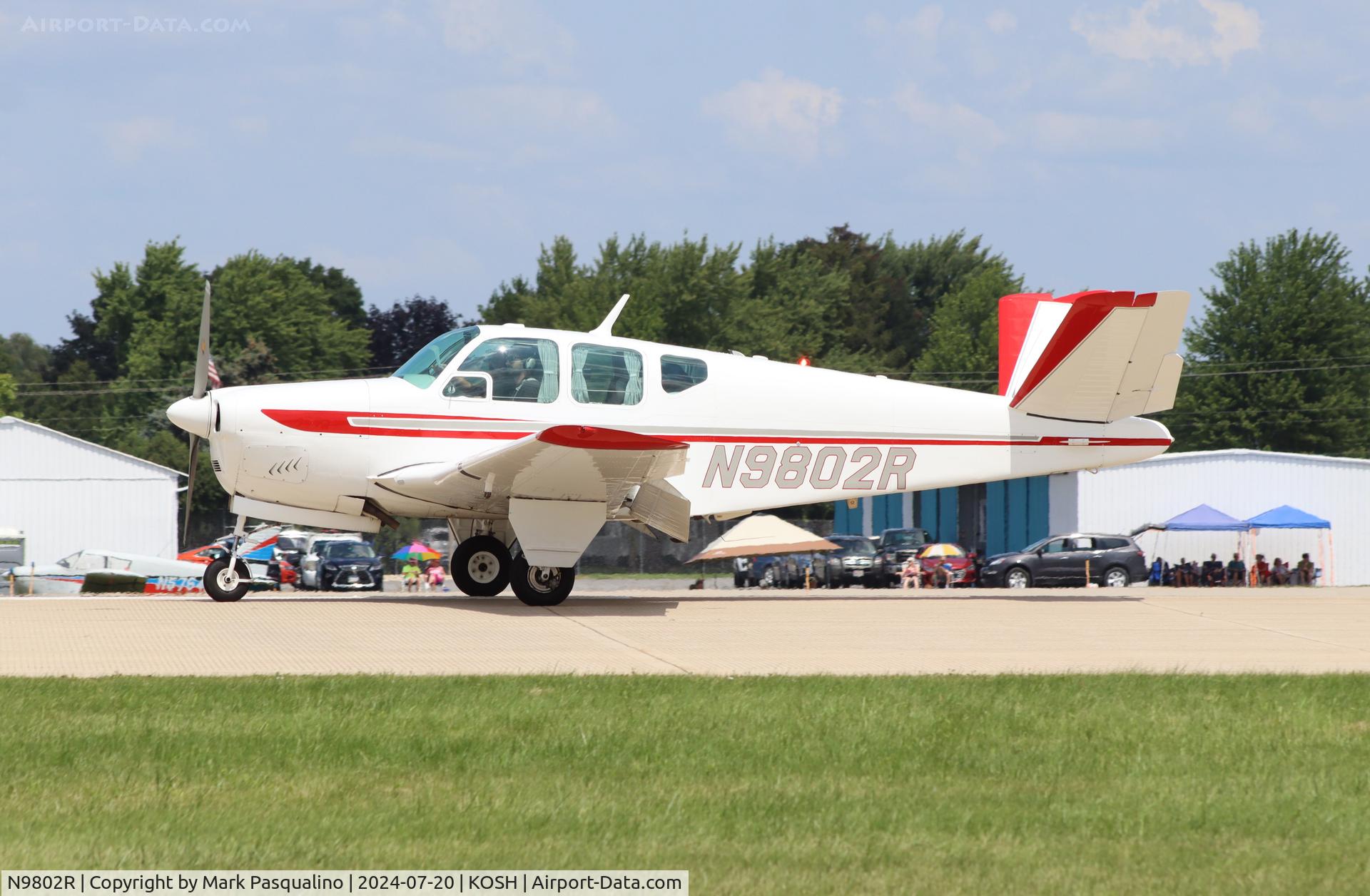N9802R, 1960 Beech M35 Bonanza C/N D-6314, Beech M35