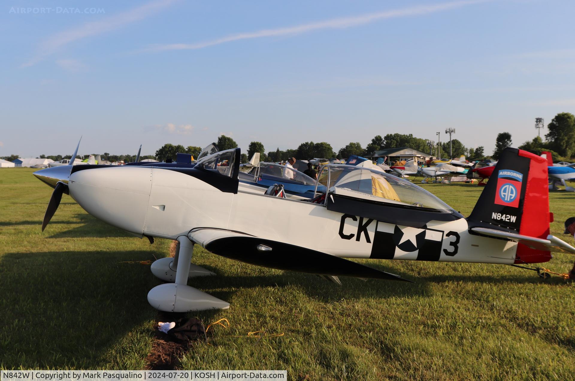 N842W, 2001 Vans RV-8 C/N 80813, Vans RV-8