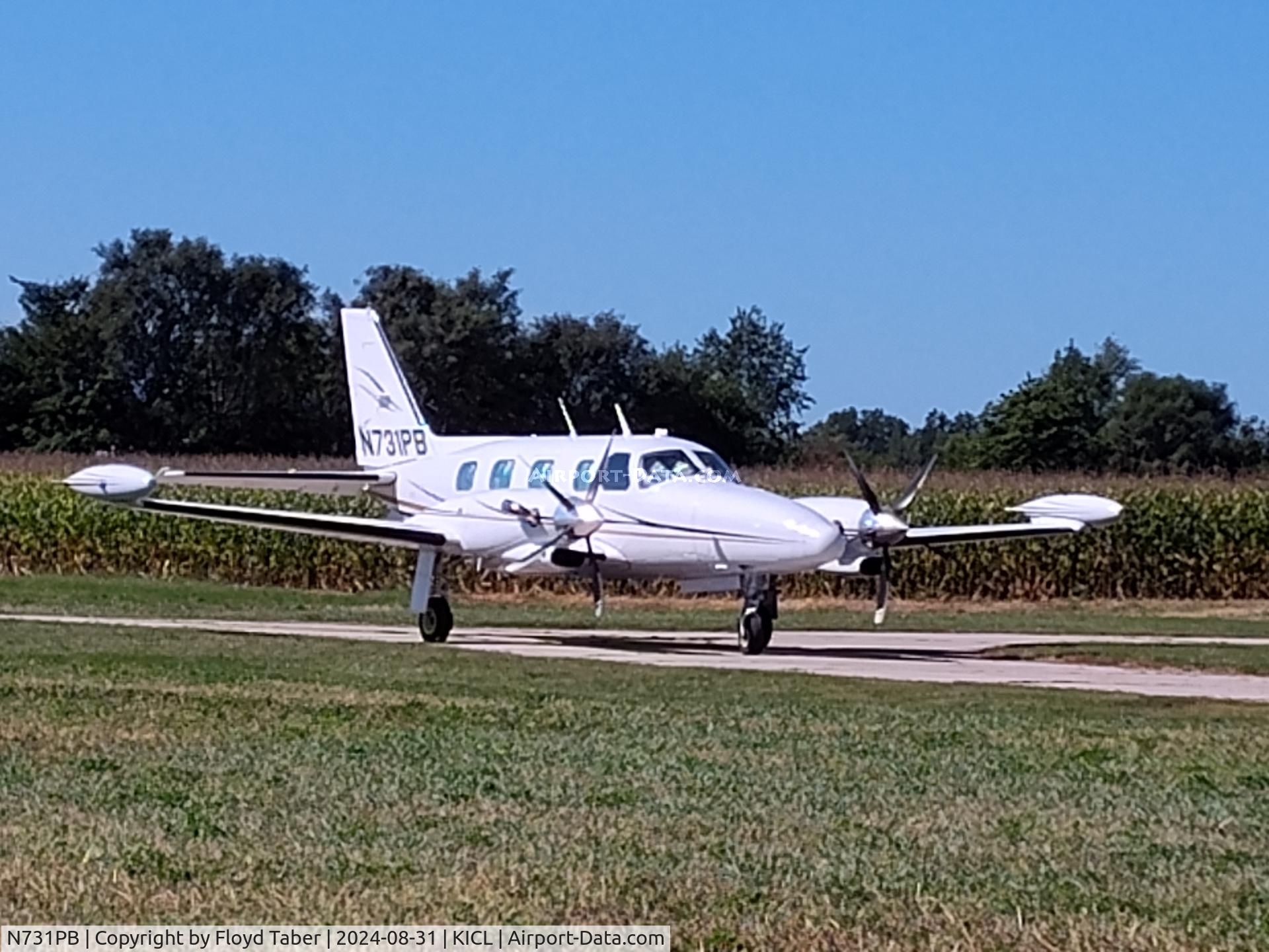 N731PB, 1980 Piper PA-31T2 C/N 31T8166001, Fly Iowa Clarinda Iowa