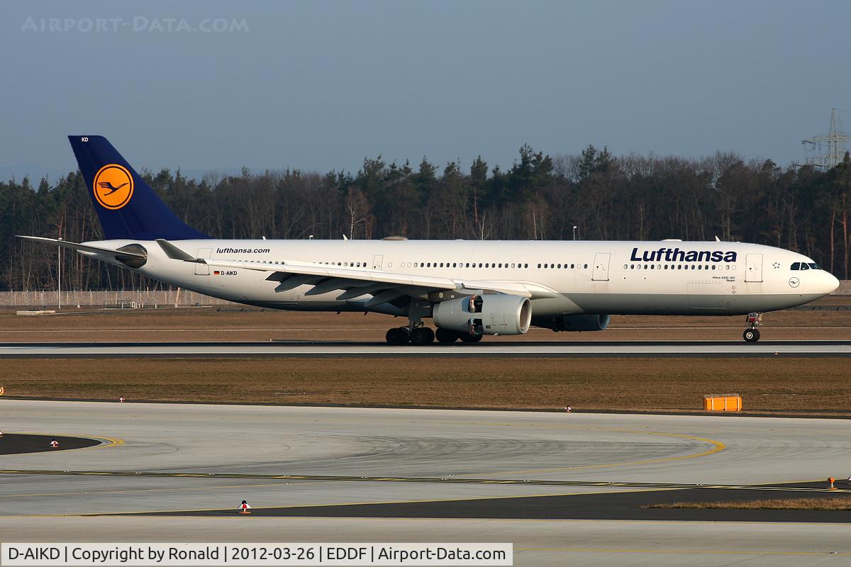 D-AIKD, 2004 Airbus A330-343X C/N 629, at fra