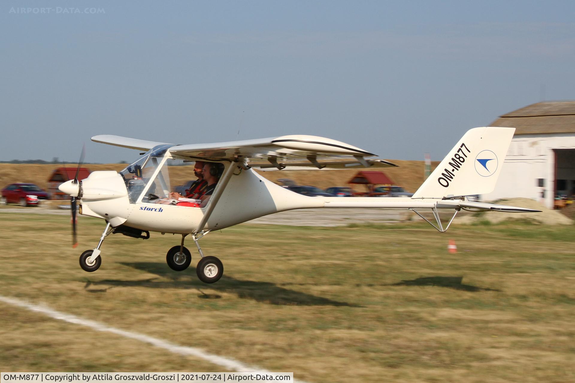 OM-M877, FlySynthesis Storch CL582, Balatonfökajár Airport, Hungary
