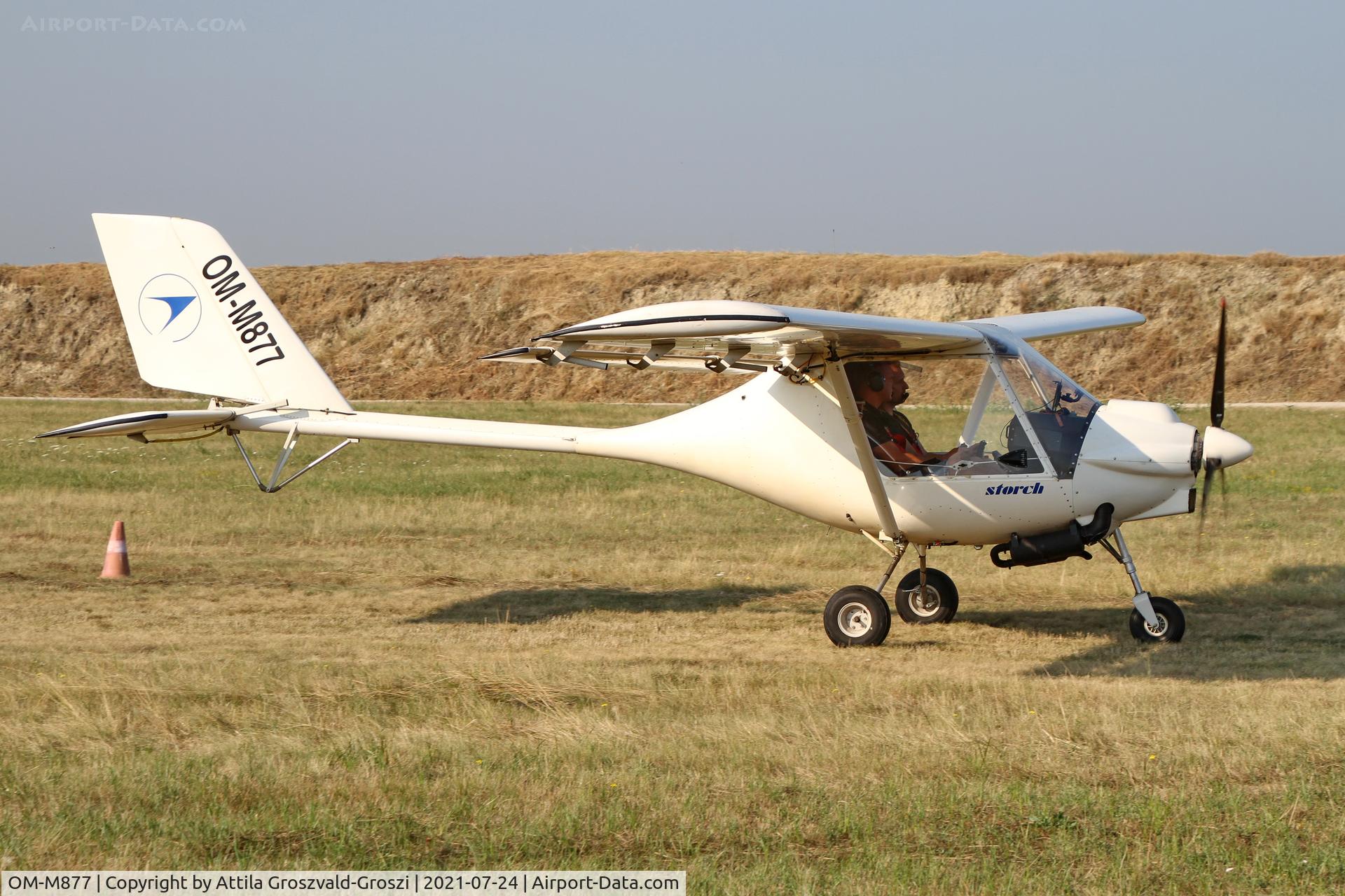 OM-M877, FlySynthesis Storch CL582, Balatonfökajár Airport, Hungary