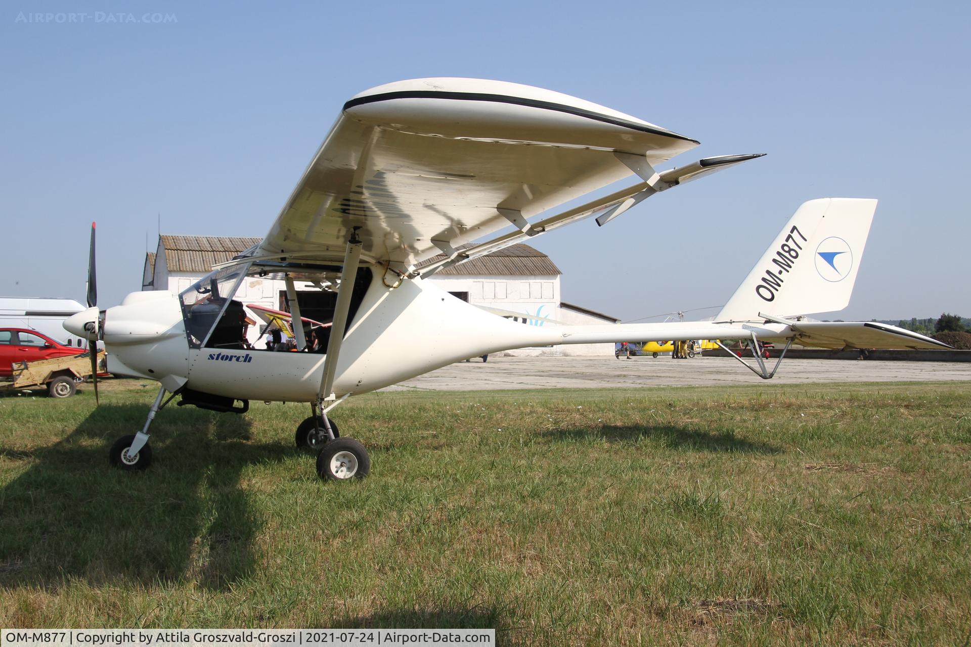 OM-M877, FlySynthesis Storch CL582, Balatonfökajár Airport, Hungary