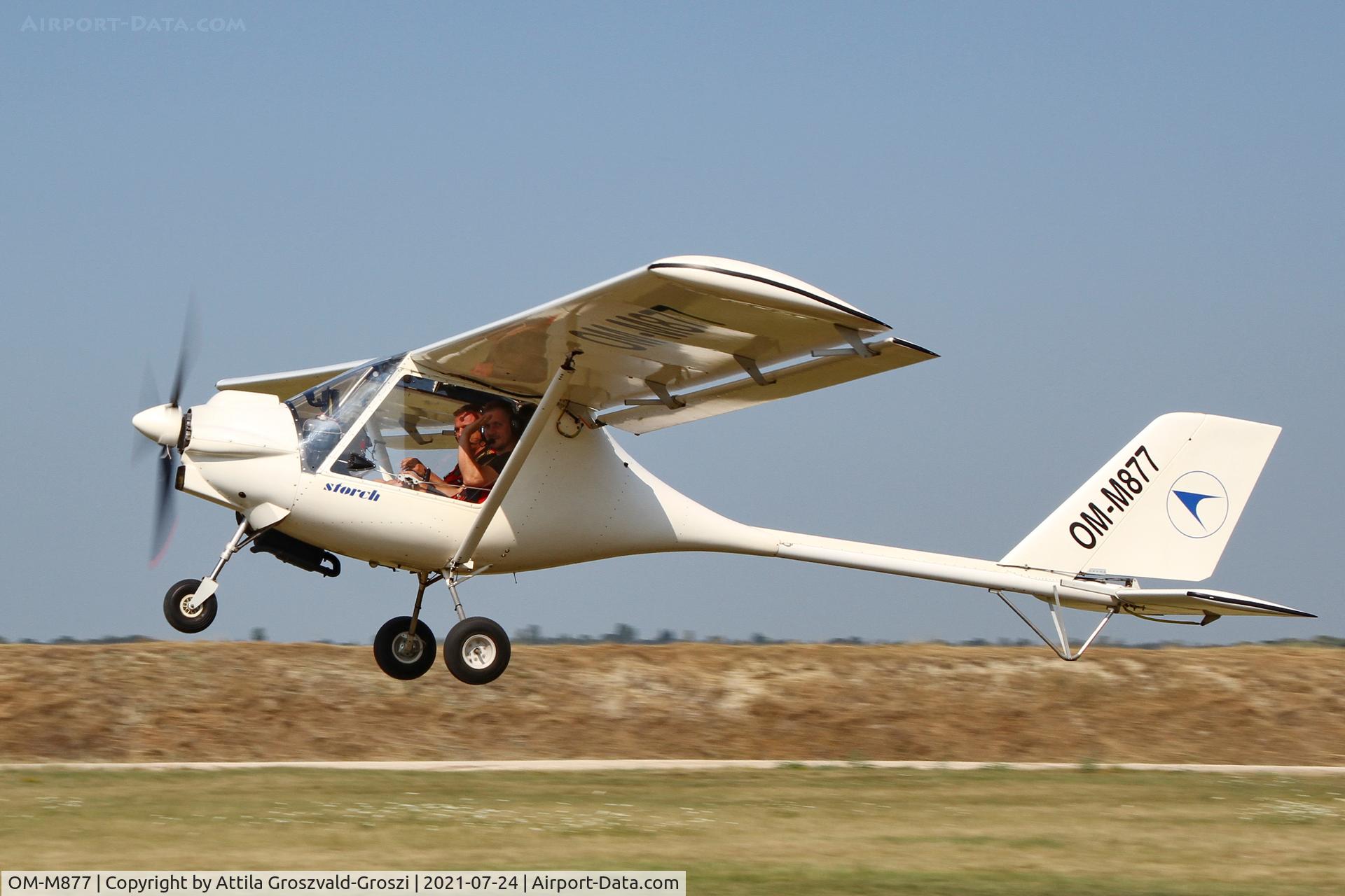 OM-M877, FlySynthesis Storch CL582, Balatonfökajár Airport, Hungary