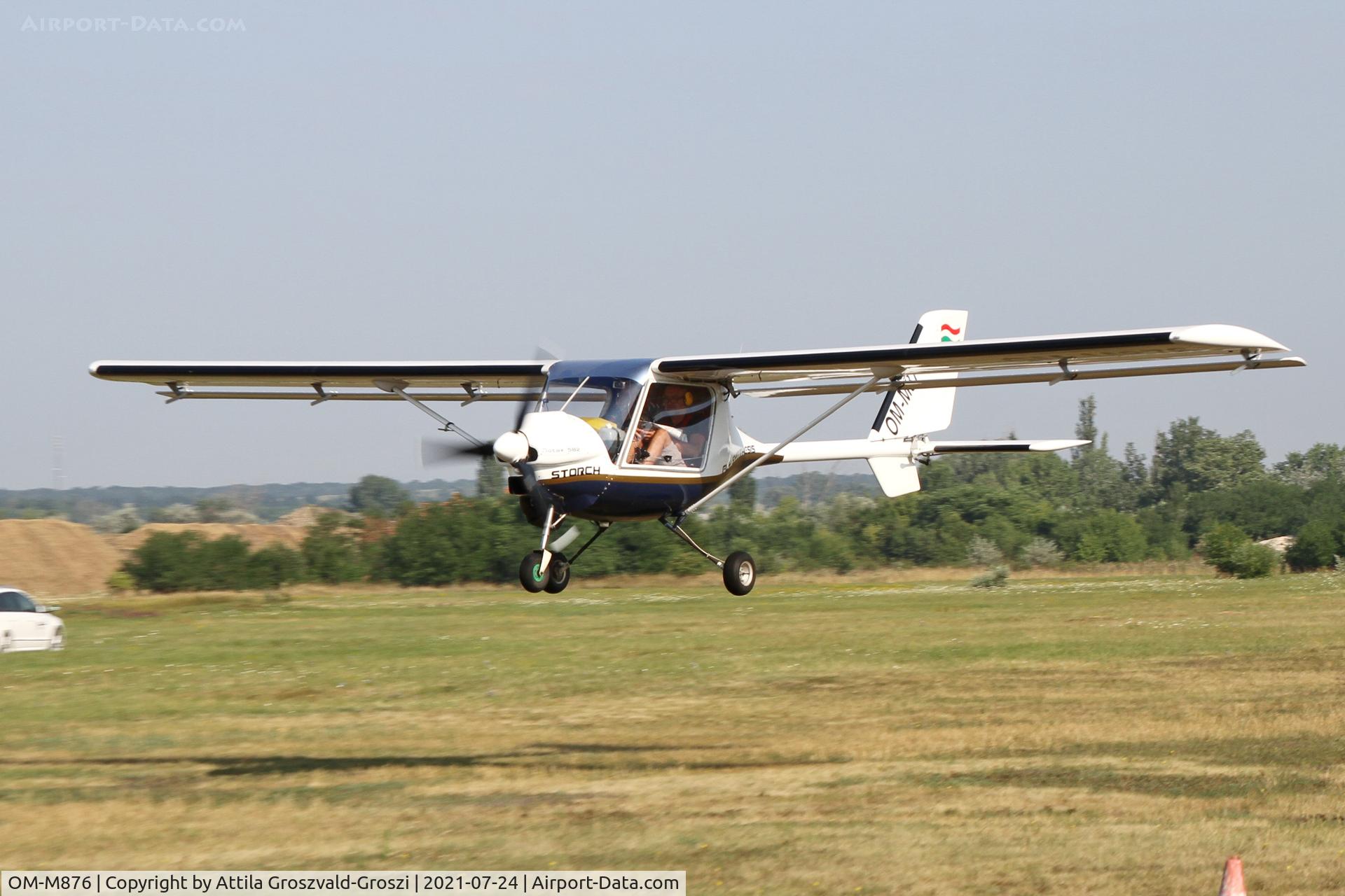OM-M876, Fly Synthesis Storch 582, Balatonfökajár Airport, Hungary