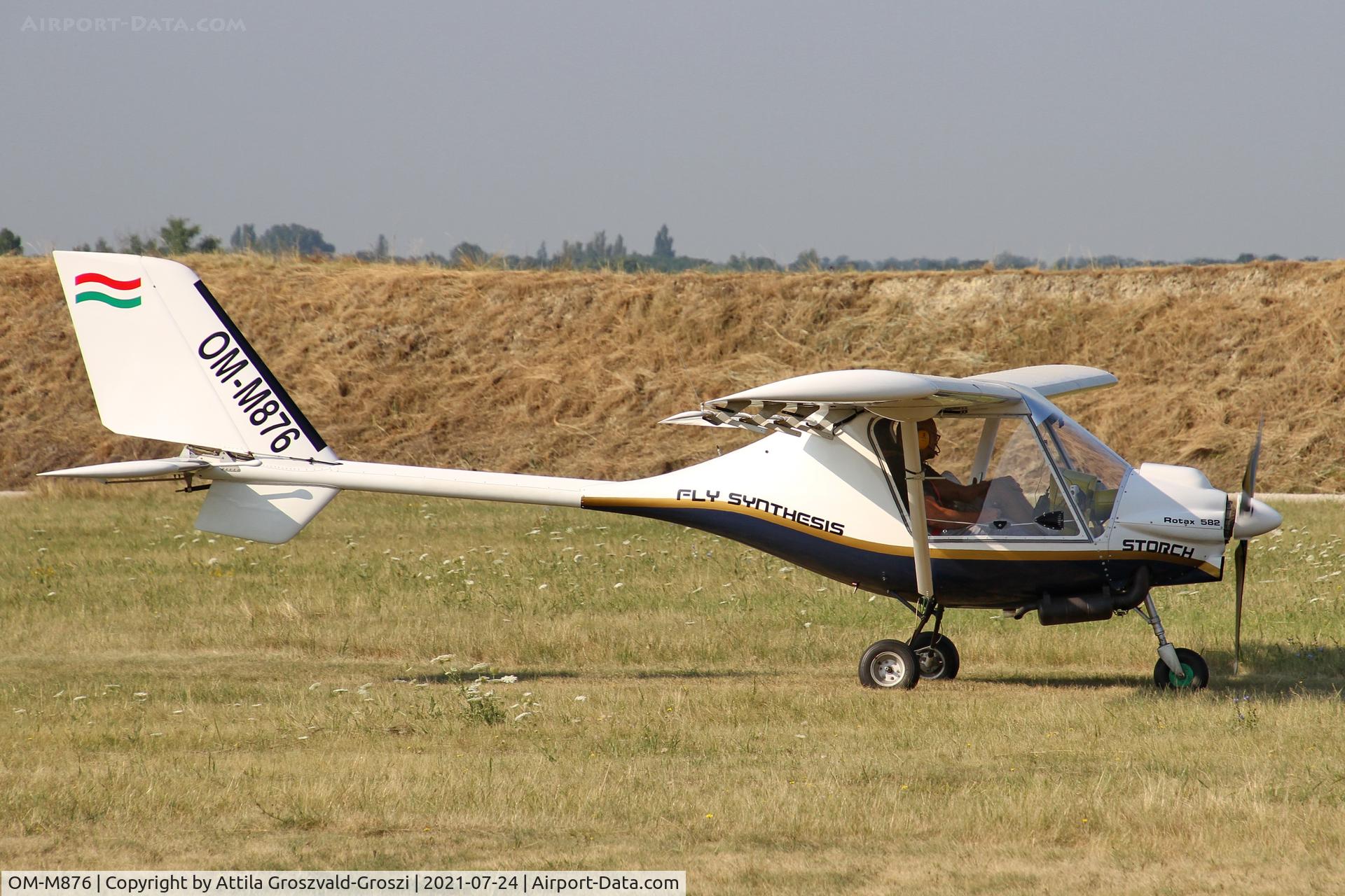 OM-M876, Fly Synthesis Storch 582, Balatonfökajár Airport, Hungary