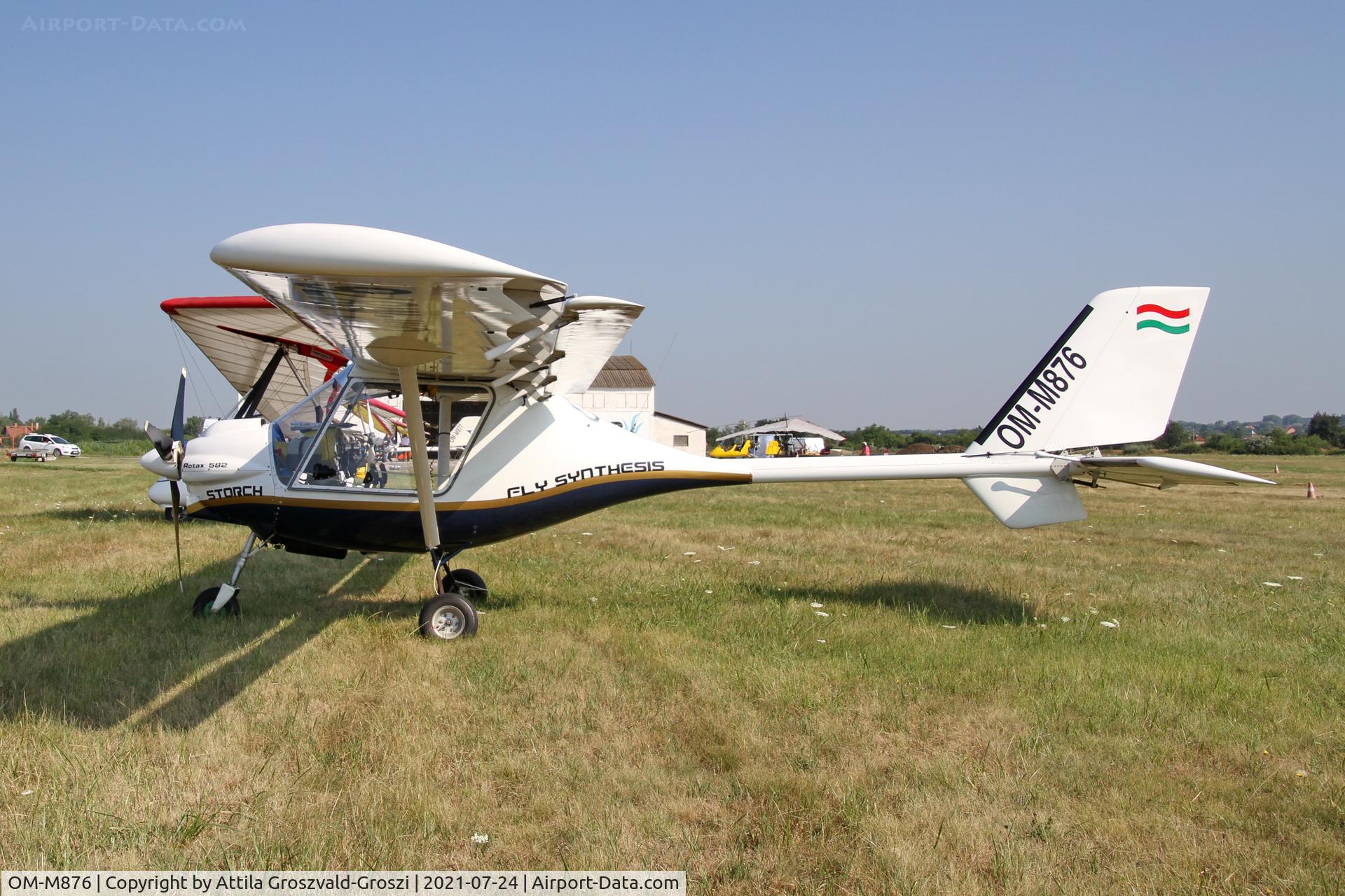 OM-M876, Fly Synthesis Storch 582, Balatonfökajár Airport, Hungary