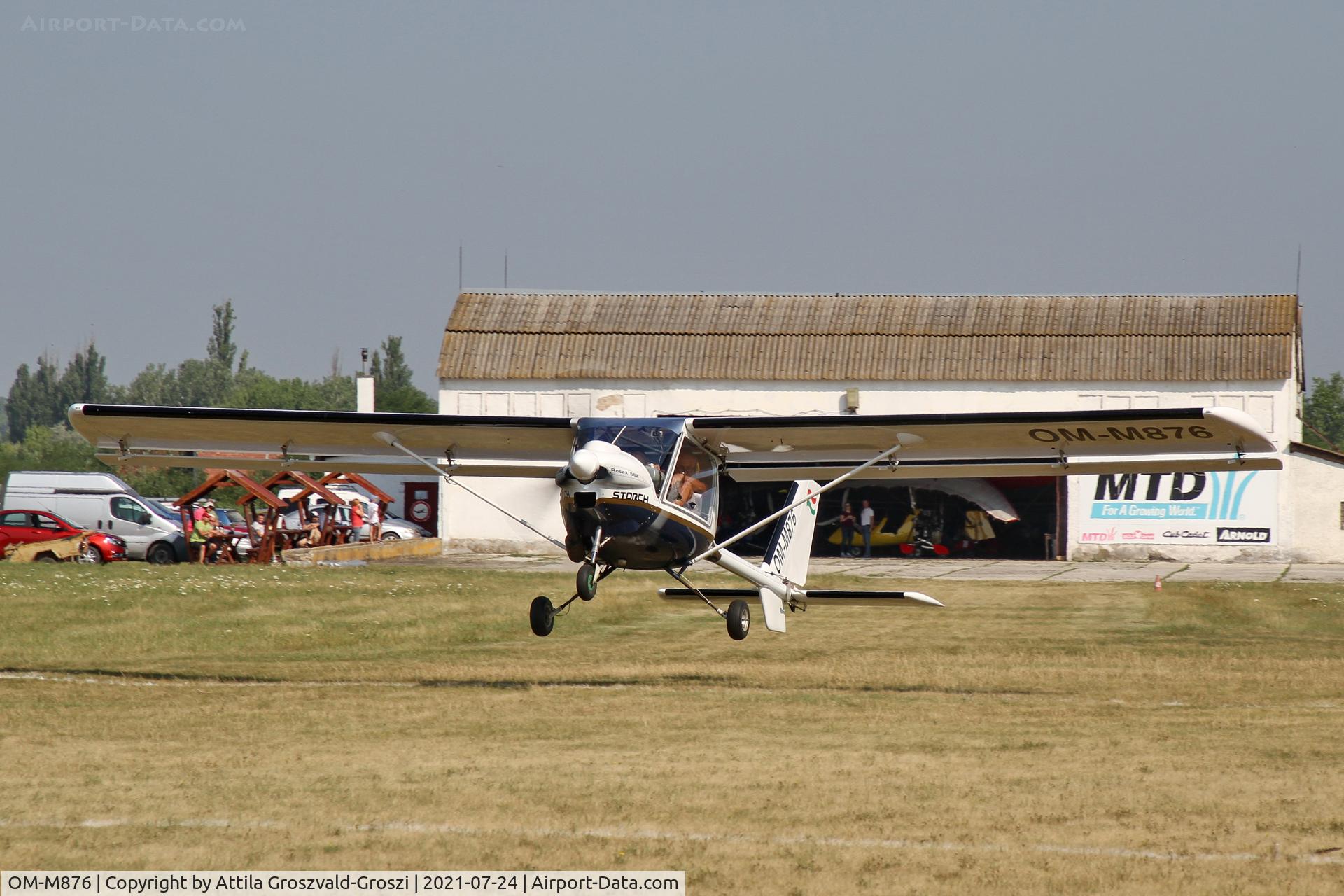 OM-M876, Fly Synthesis Storch 582, Balatonfökajár Airport, Hungary
