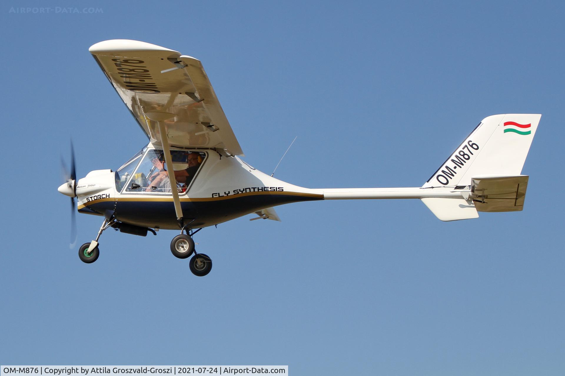 OM-M876, Fly Synthesis Storch 582, Balatonfökajár Airport, Hungary