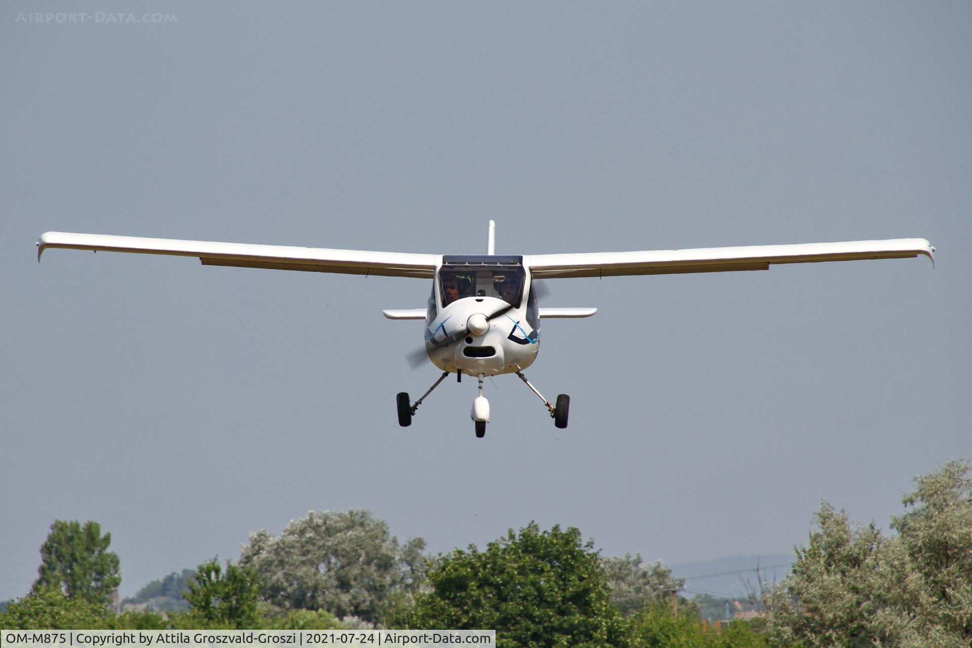 OM-M875, Flight Design CT2K, Balatonfökajár Airport, Hungary