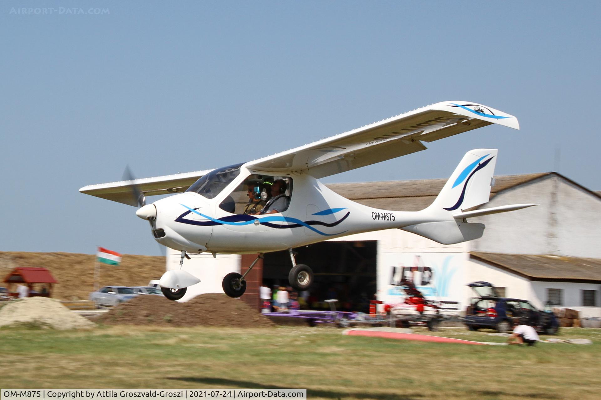 OM-M875, Flight Design CT2K, Balatonfökajár Airport, Hungary