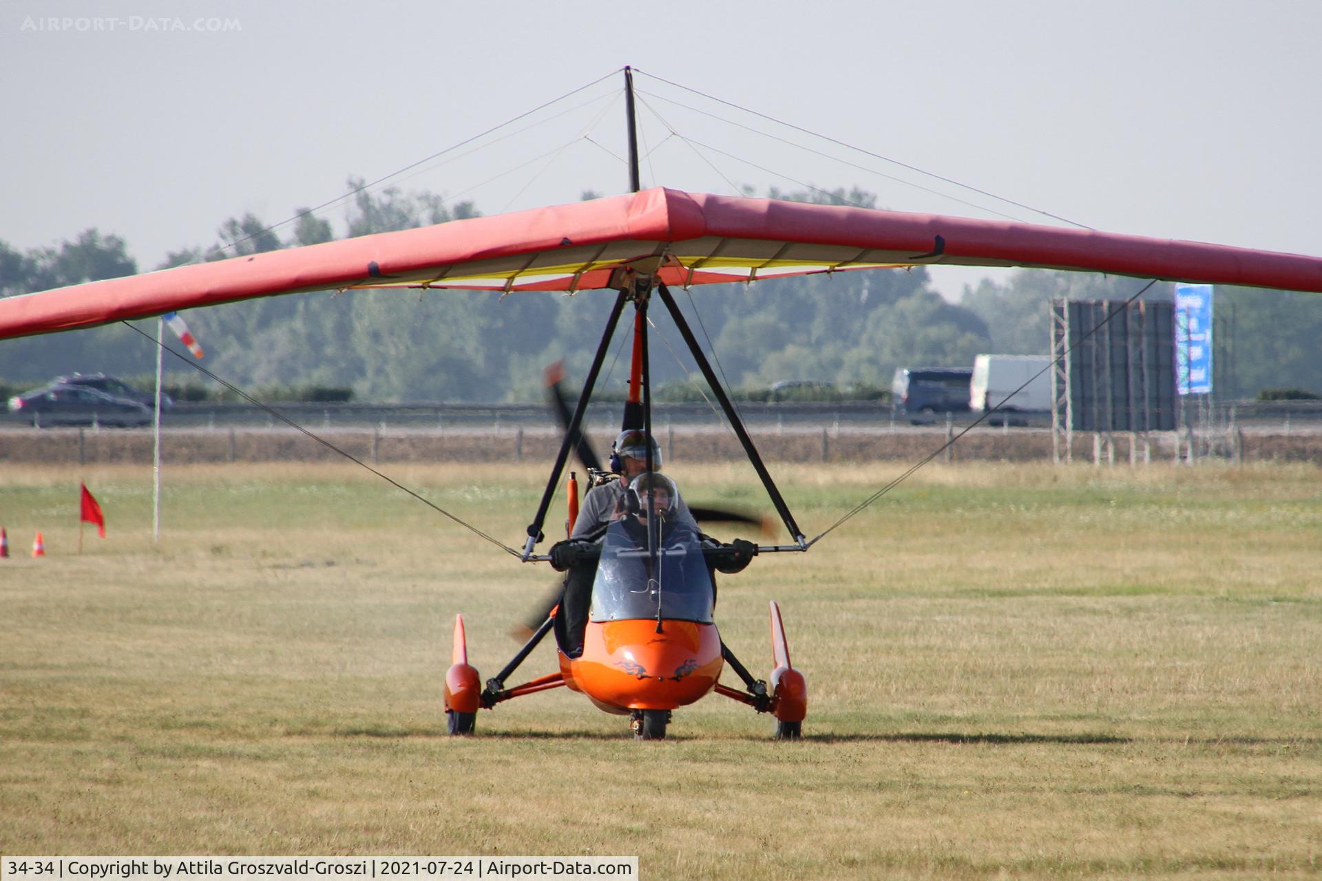 34-34, Halley Apollo Racer GT / Air Création XP 15, Balatonfökajár Airport, Hungary