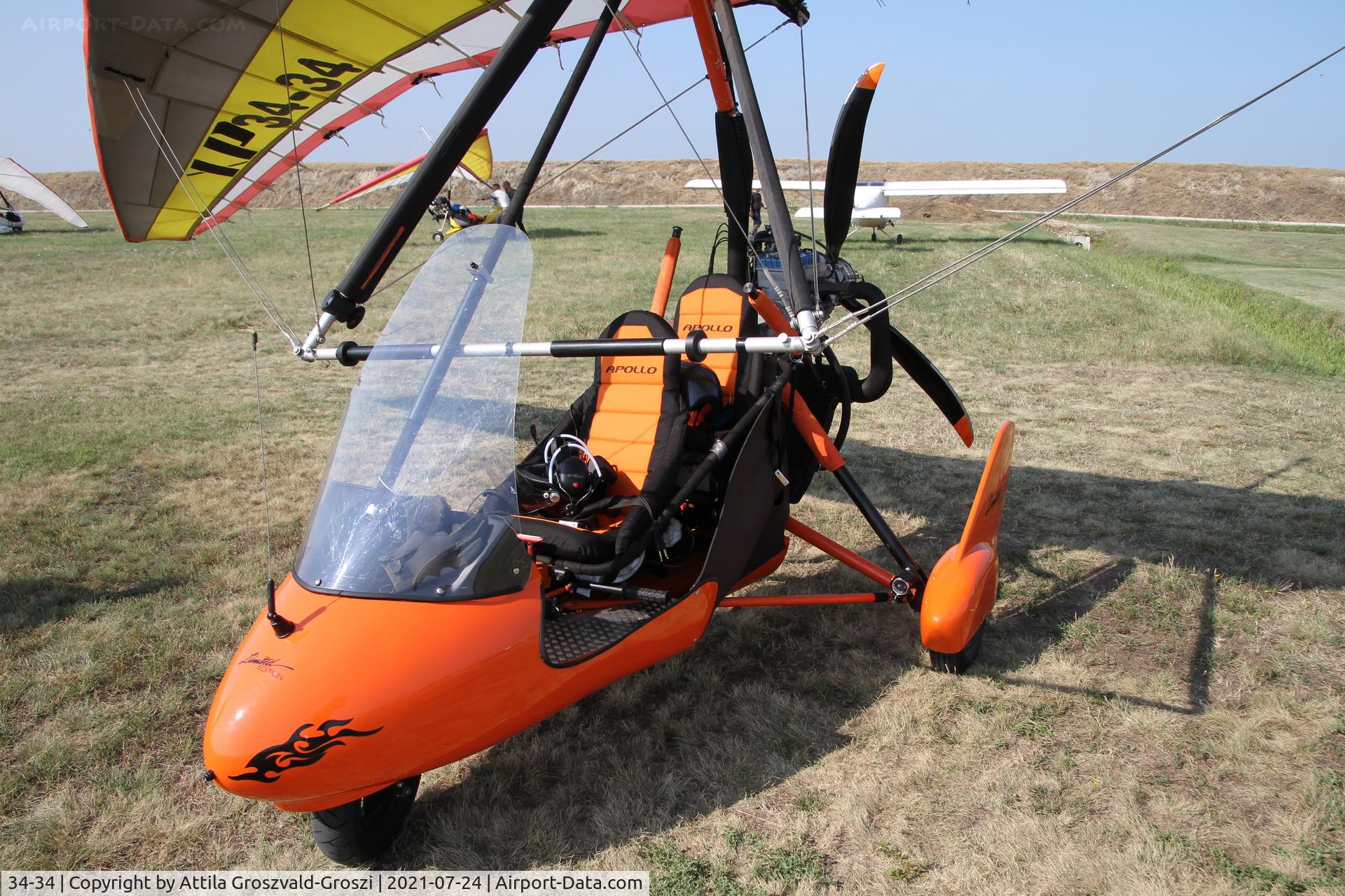 34-34, Halley Apollo Racer GT / Air Création XP 15, Balatonfökajár Airport, Hungary