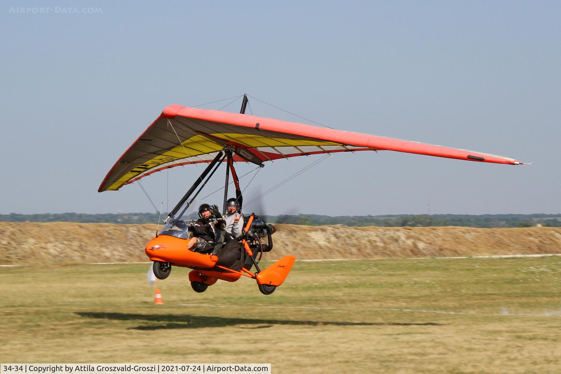 34-34, Halley Apollo Racer GT / Air Création XP 15, Balatonfökajár Airport, Hungary