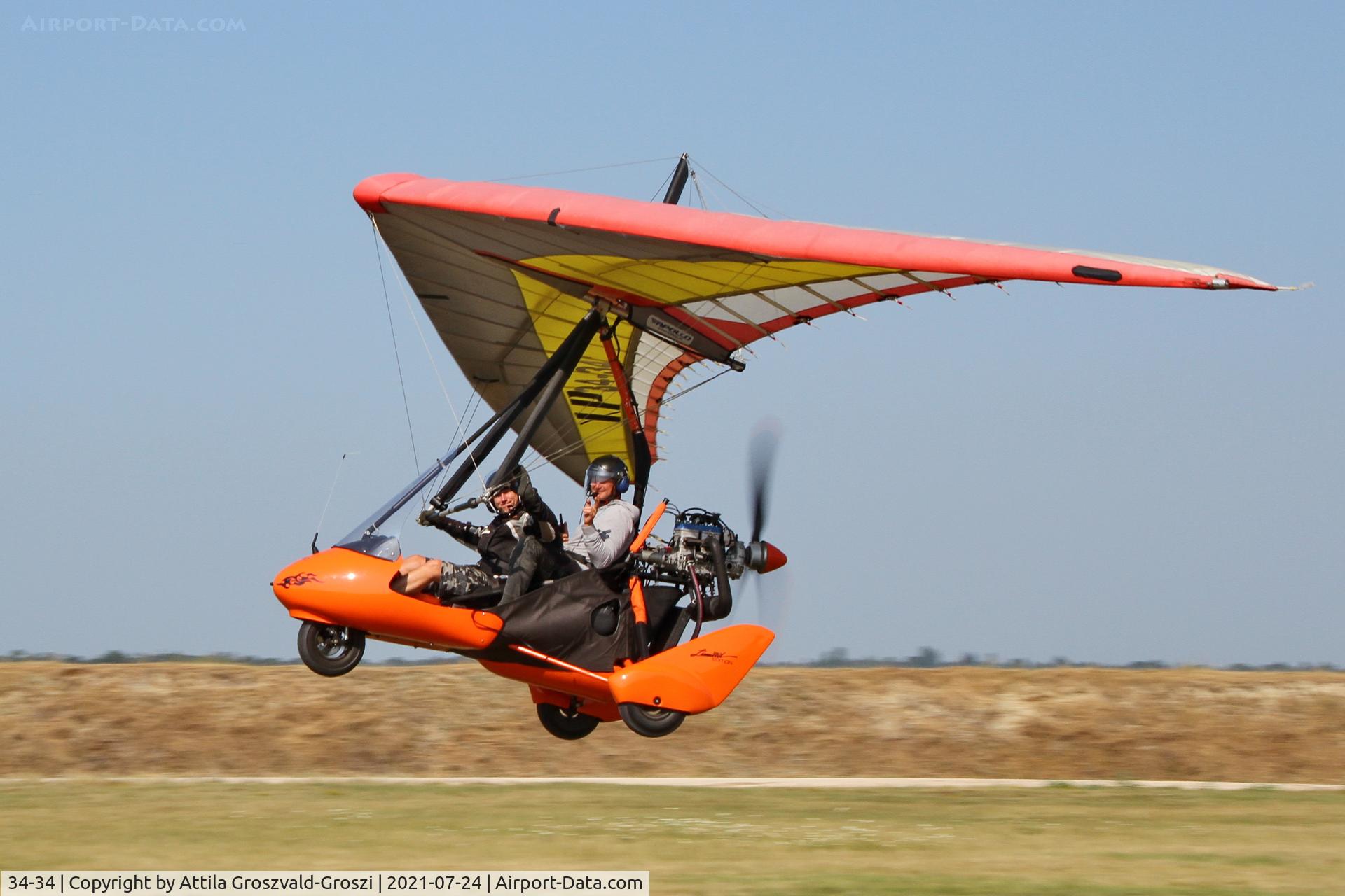 34-34, Halley Apollo Racer GT / Air Création XP 15, Balatonfökajár Airport, Hungary