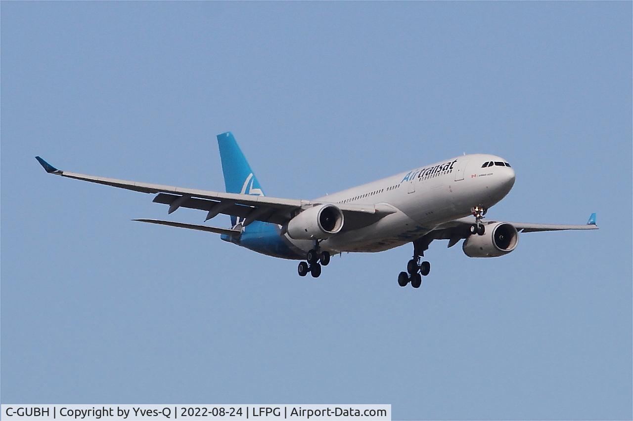 C-GUBH, 2002 Airbus A330-243 C/N 455, Airbus A330-243, Short approach rwy 09L, Roissy Charles De Gaulle airport (LFPG-CDG)
