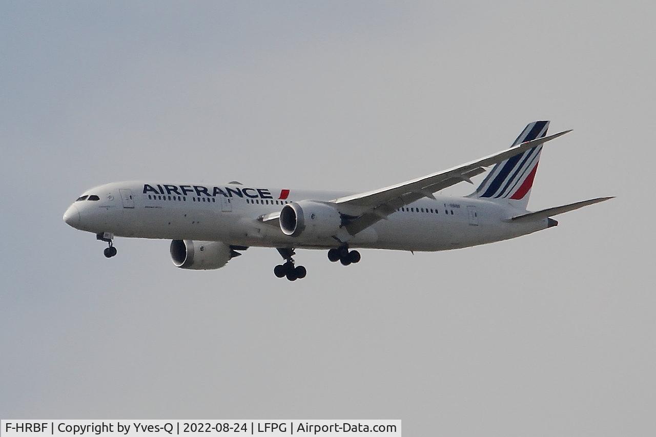 F-HRBF, 2018 Boeing 787-9 Dreamliner Dreamliner C/N 42488, Boeing 787-9 Dreamliner, On final rwy 26L, Roissy Charles De Gaulle airport (LFPG-CDG)