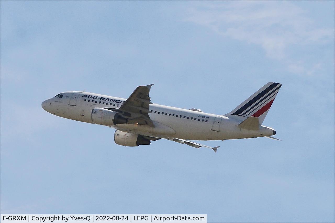 F-GRXM, 2006 Airbus A319-111 C/N 2961, Airbus A319-115LR, Climbing from rwy 08L, Roissy Charles De Gaulle airport (LFPG-CDG)