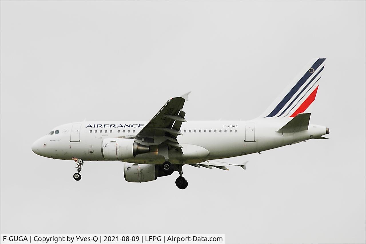 F-GUGA, 2002 Airbus A318-111 C/N 2035, Airbus A318-111, On final rwy 26L, Roissy Charles De Gaulle airport (LFPG-CDG)